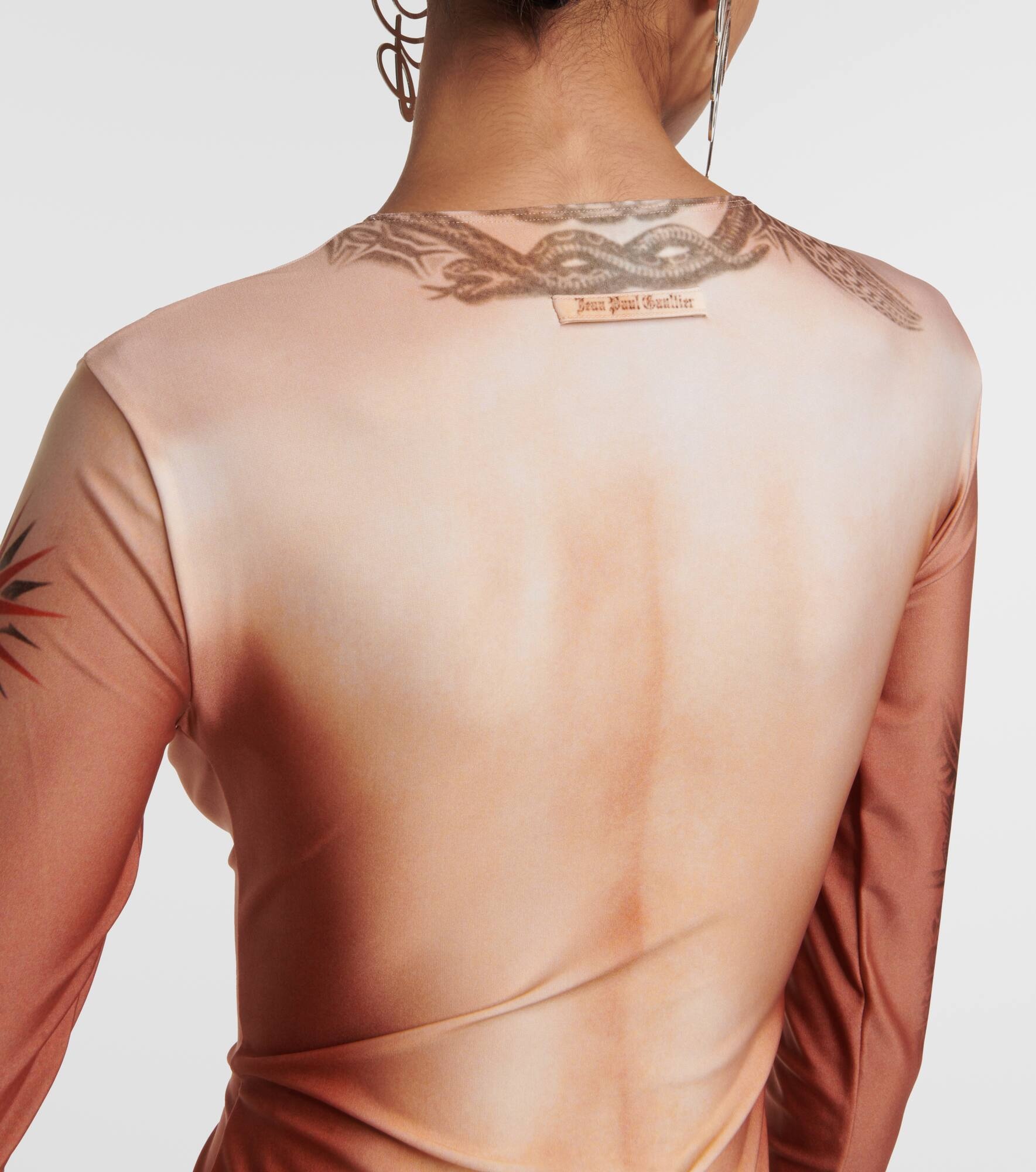 Tattoo Collection maxi dress - 5