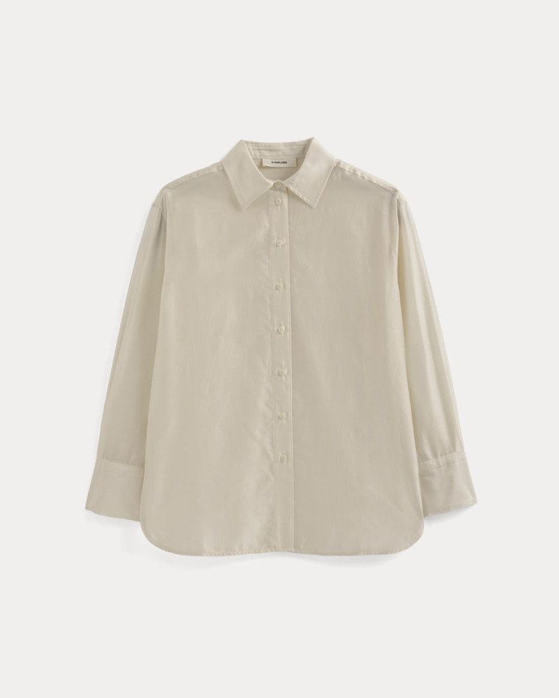 OVERSIZED SHIRT IN COTTON-SILK ORGANZA 1