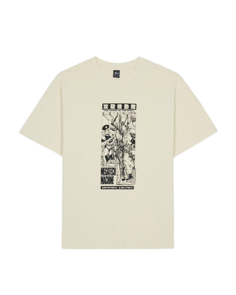 Brain Dead x Ghost In The Shell Megatech Machine T-shirt - Natural 1