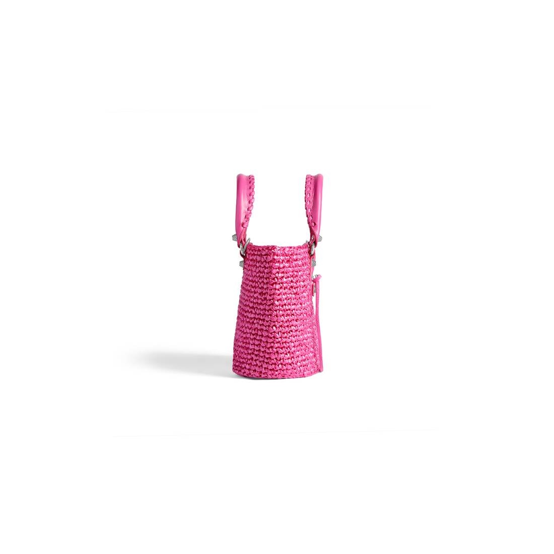 Women's Le Cagole Small Panier  in Pink - 3