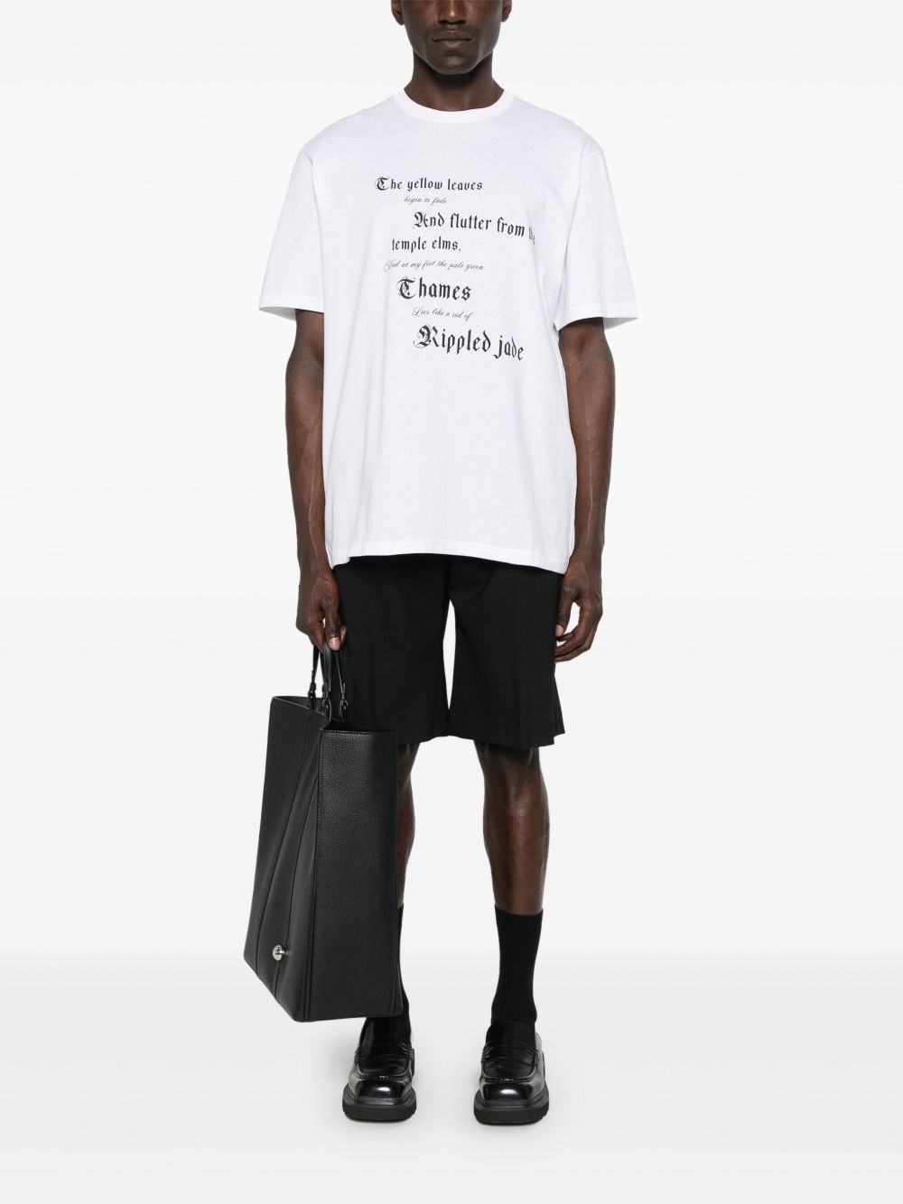 text-print T-shirt - 2