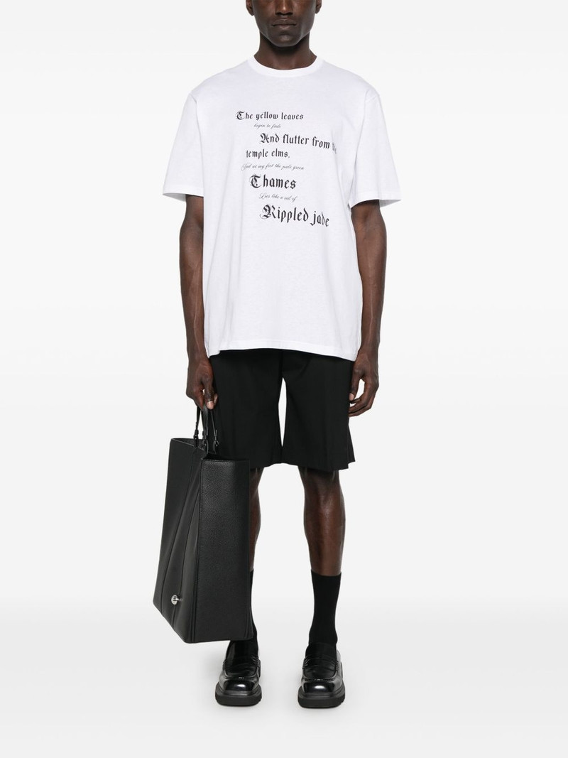 Alexander McQueen text-print T-shirt outlook