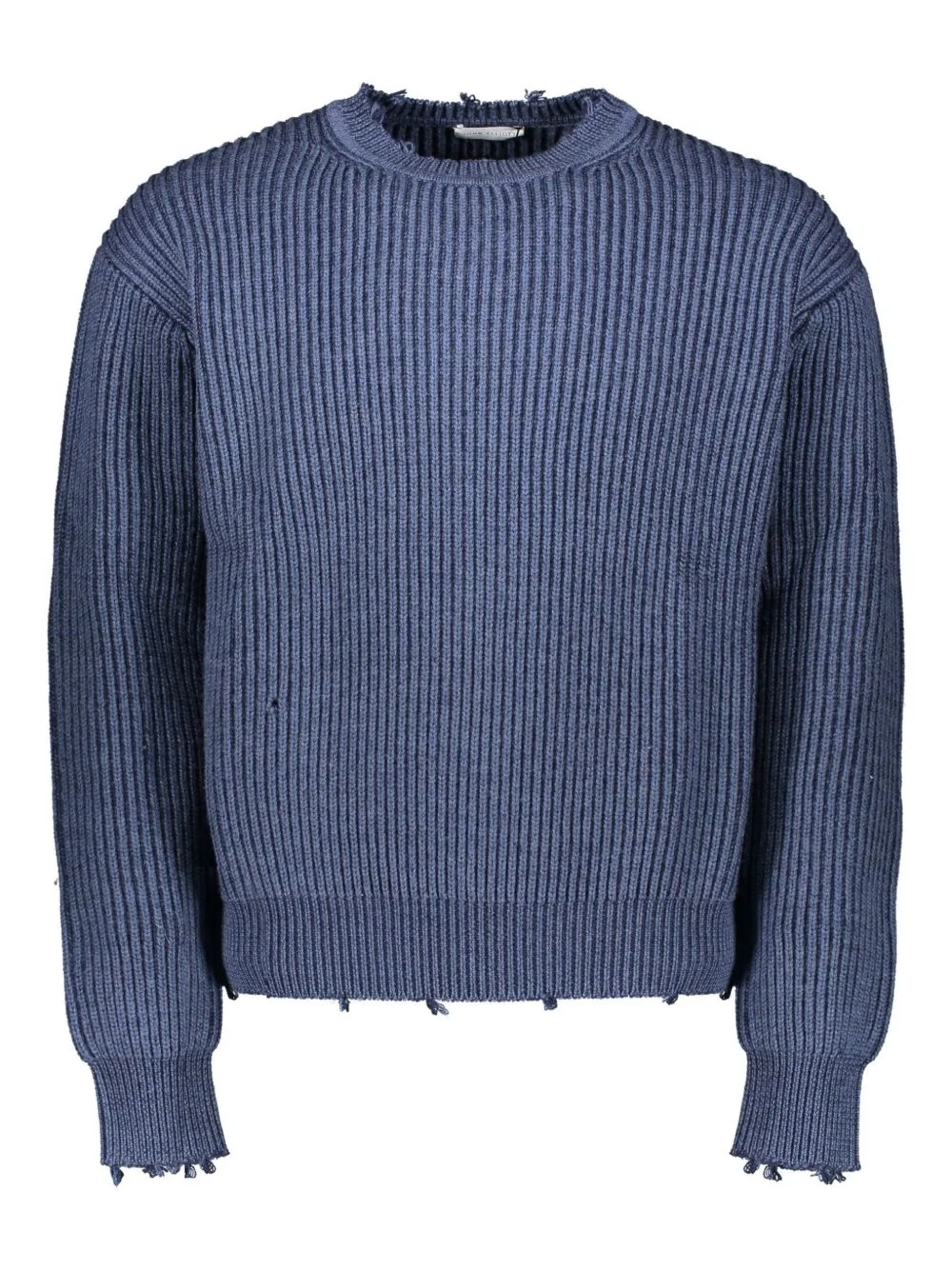 ribbed cropped sweater - 1