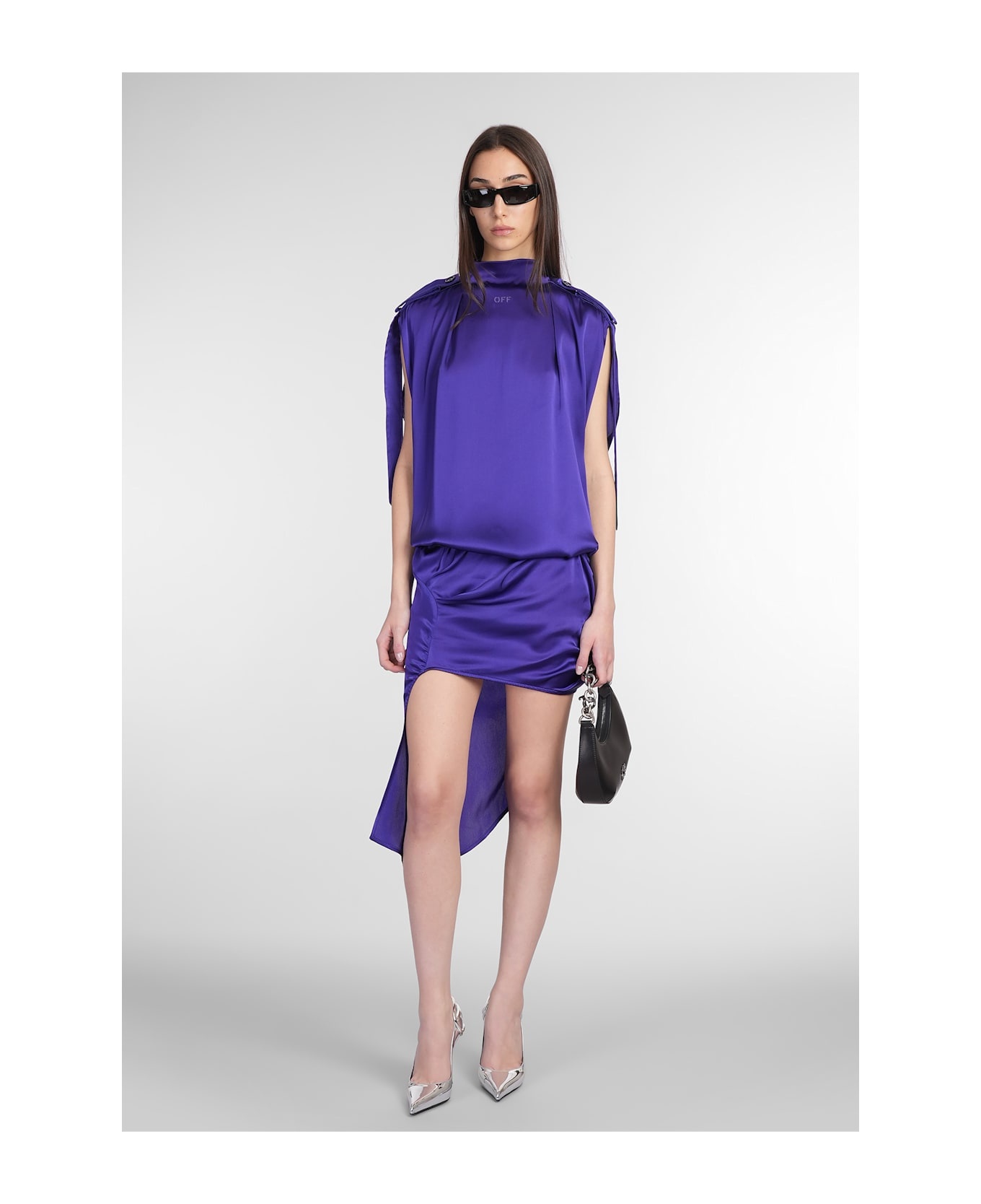Dress In Viola Acetate - 2
