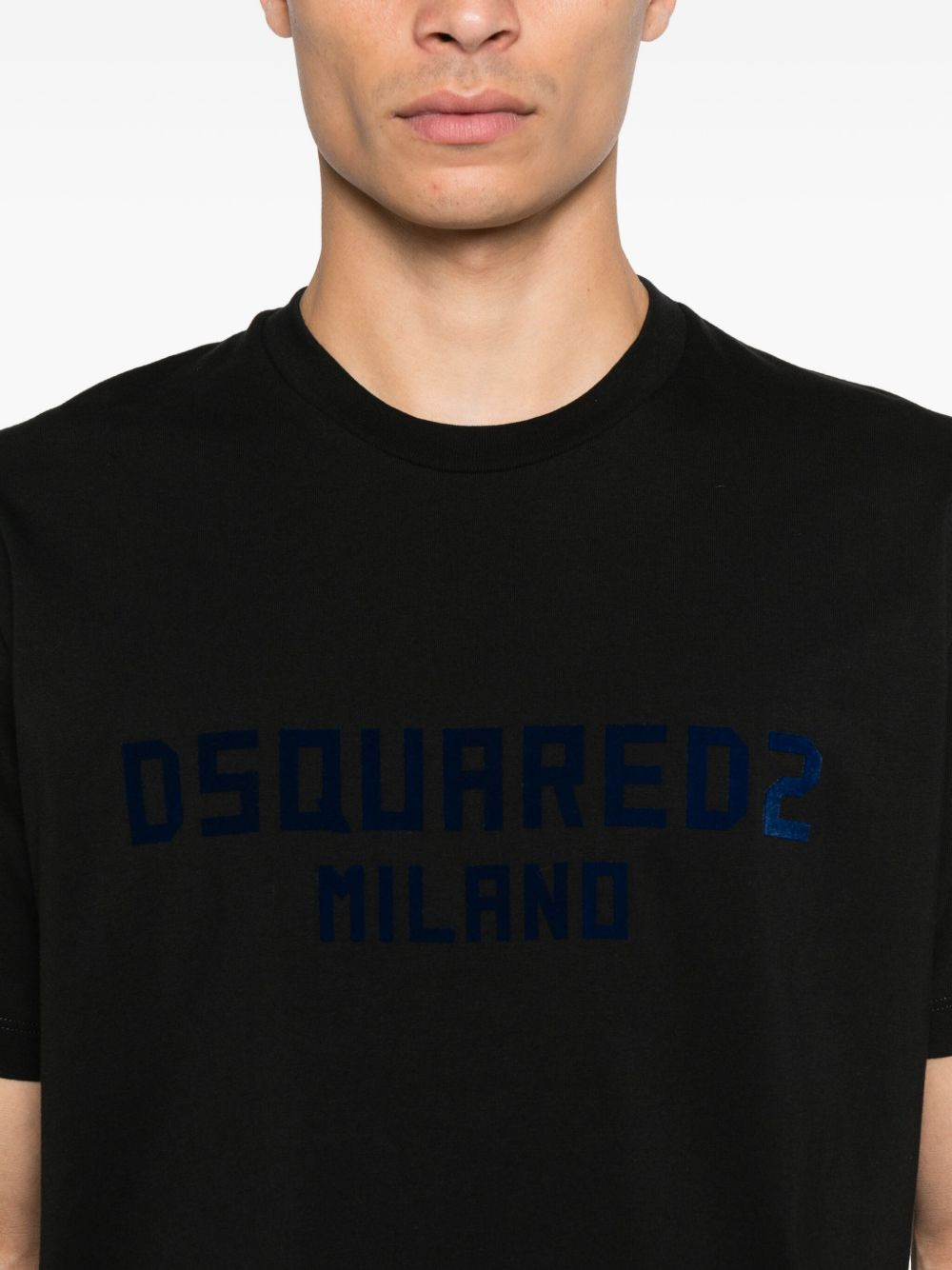 logo-print cotton T-shirt - 4