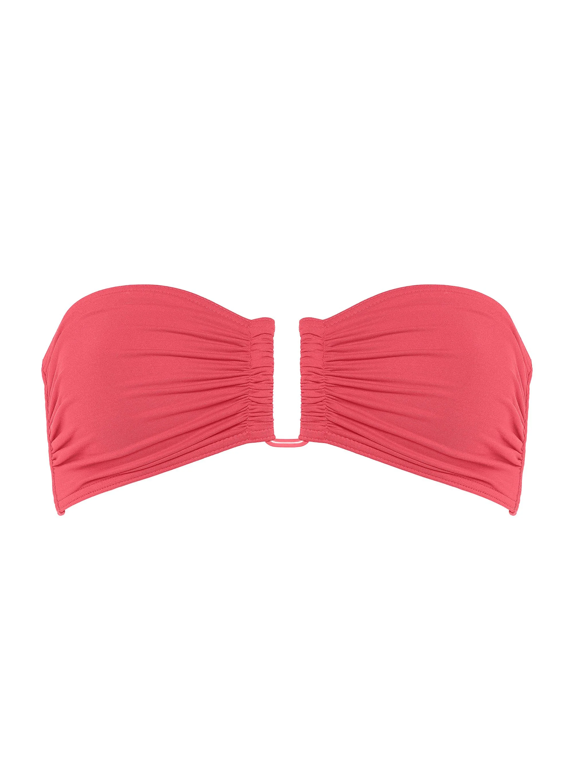 Women's Show Bandeau Bikini Top - Corail - 1