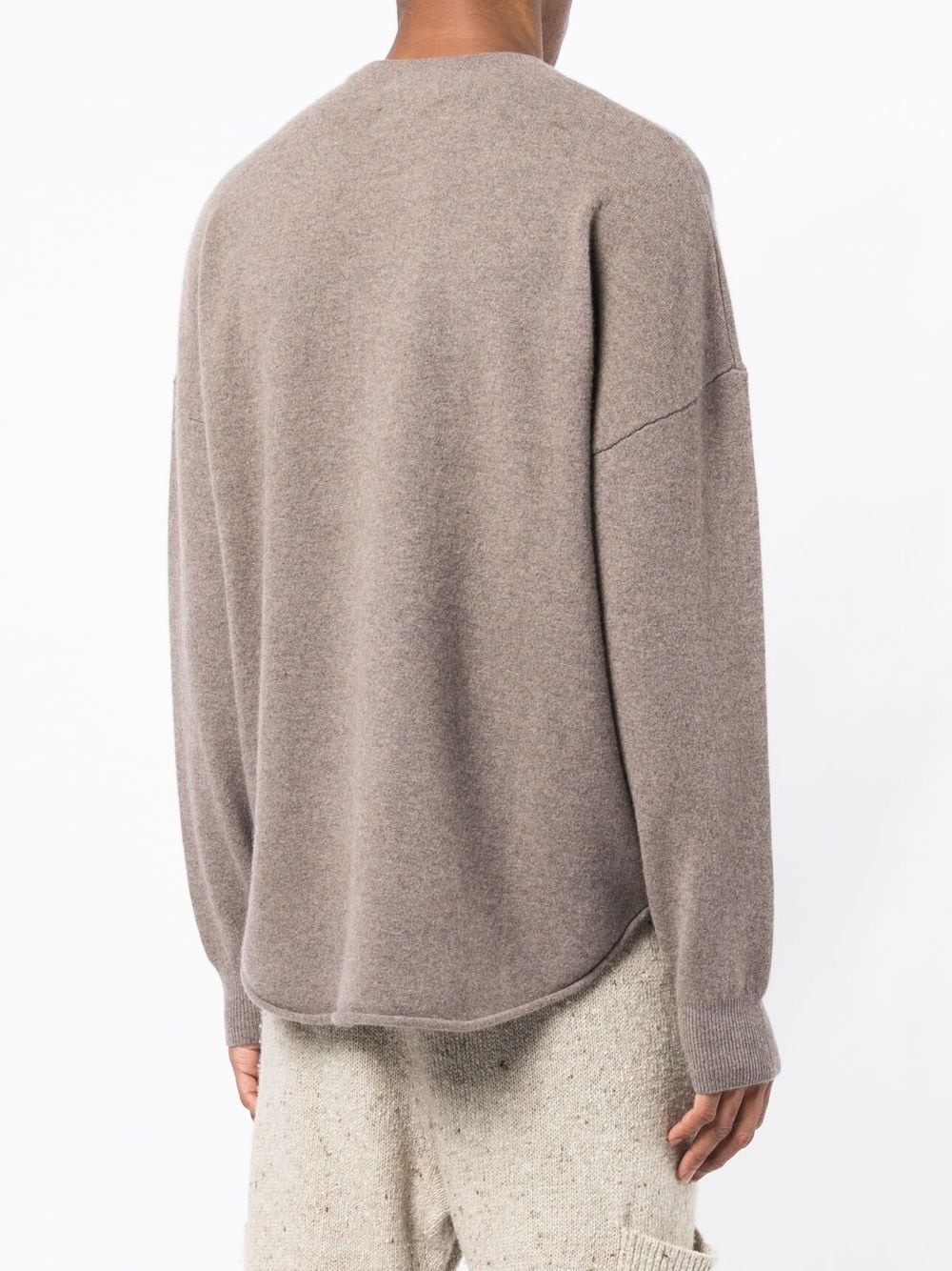 crew-neck cashmere-blend jumper - 4