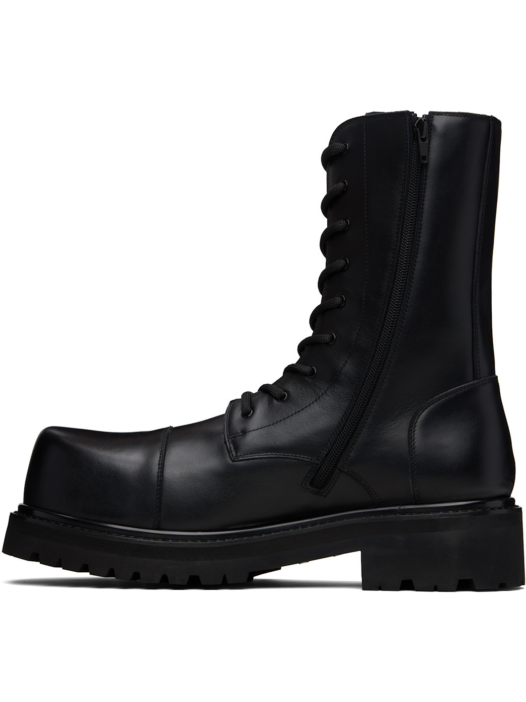 Black Stomp Compact Boots - 3