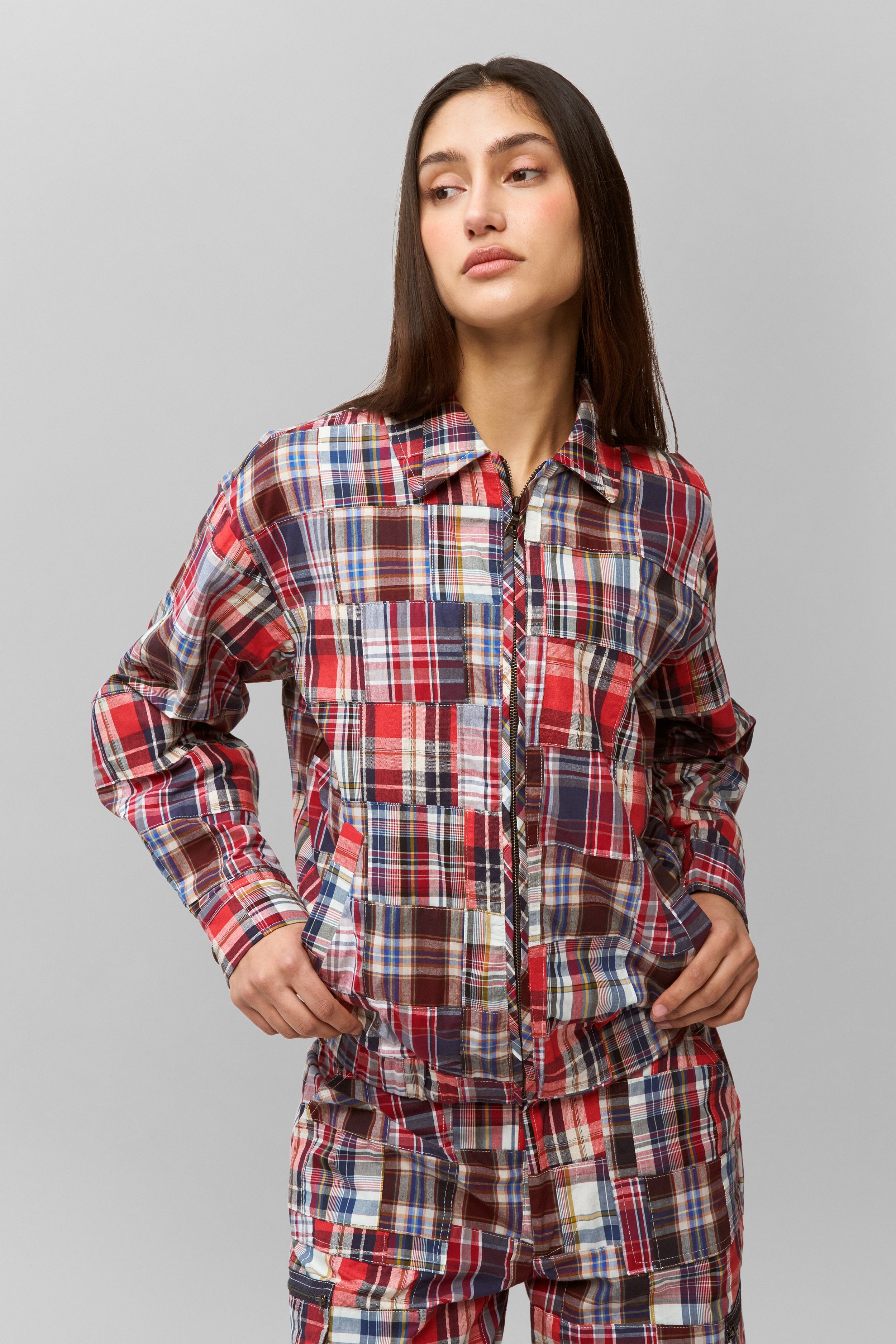 ADRIAN PATCHWORK BOMBER - 5