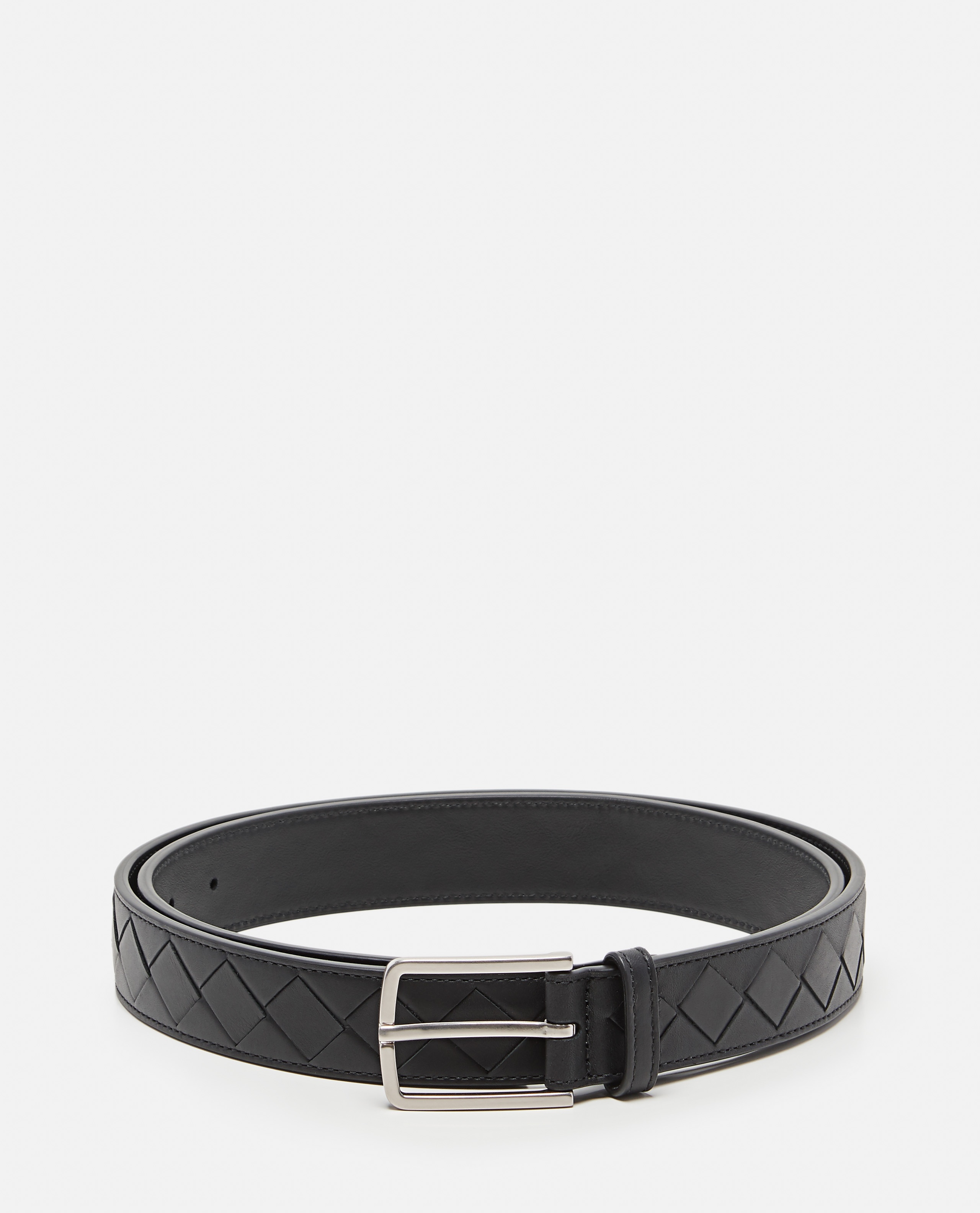 INTRECCIATO WOVEN  CALFSKIN BELT - 1