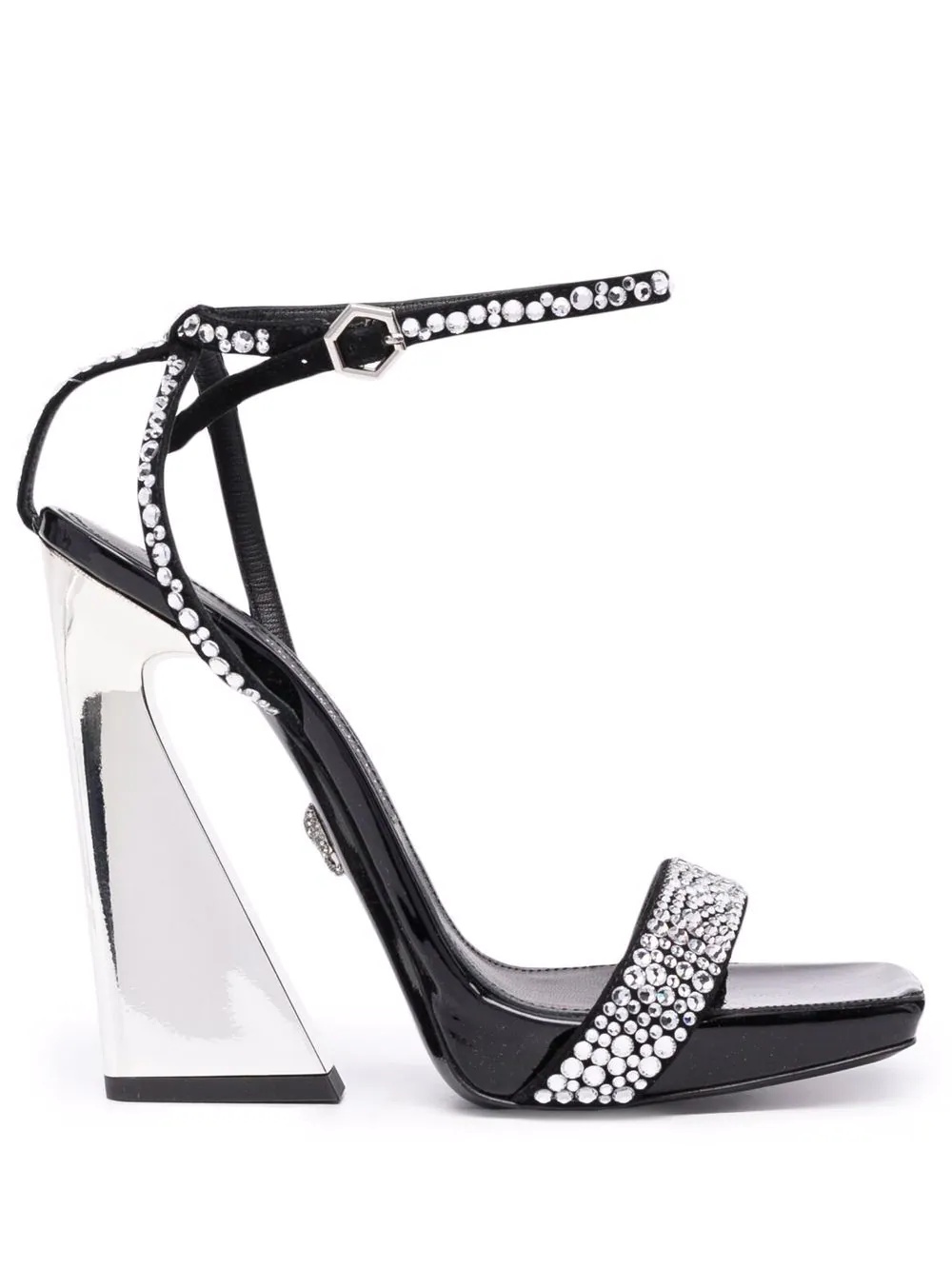 stone-embellished sandals - 1