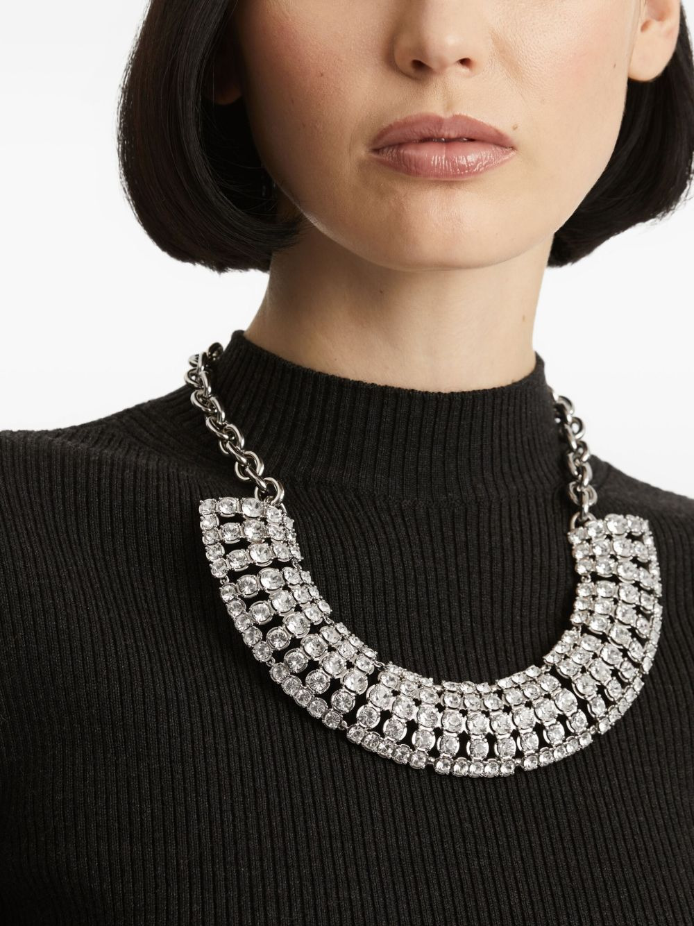 crystal-embellished necklace - 2