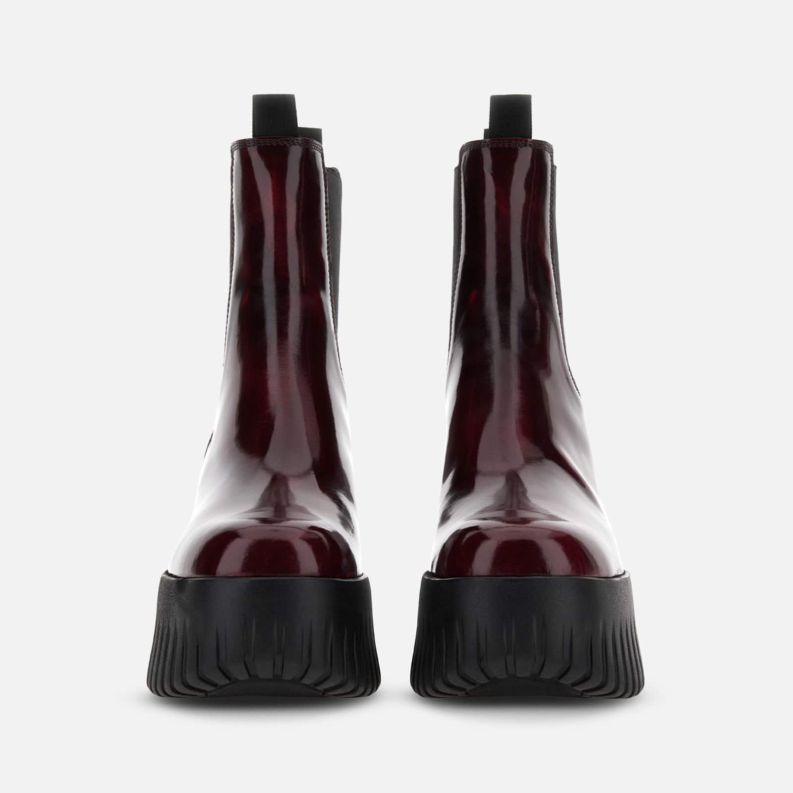 Chelsea Boots Hogan H-Stripes Burgundy - 5