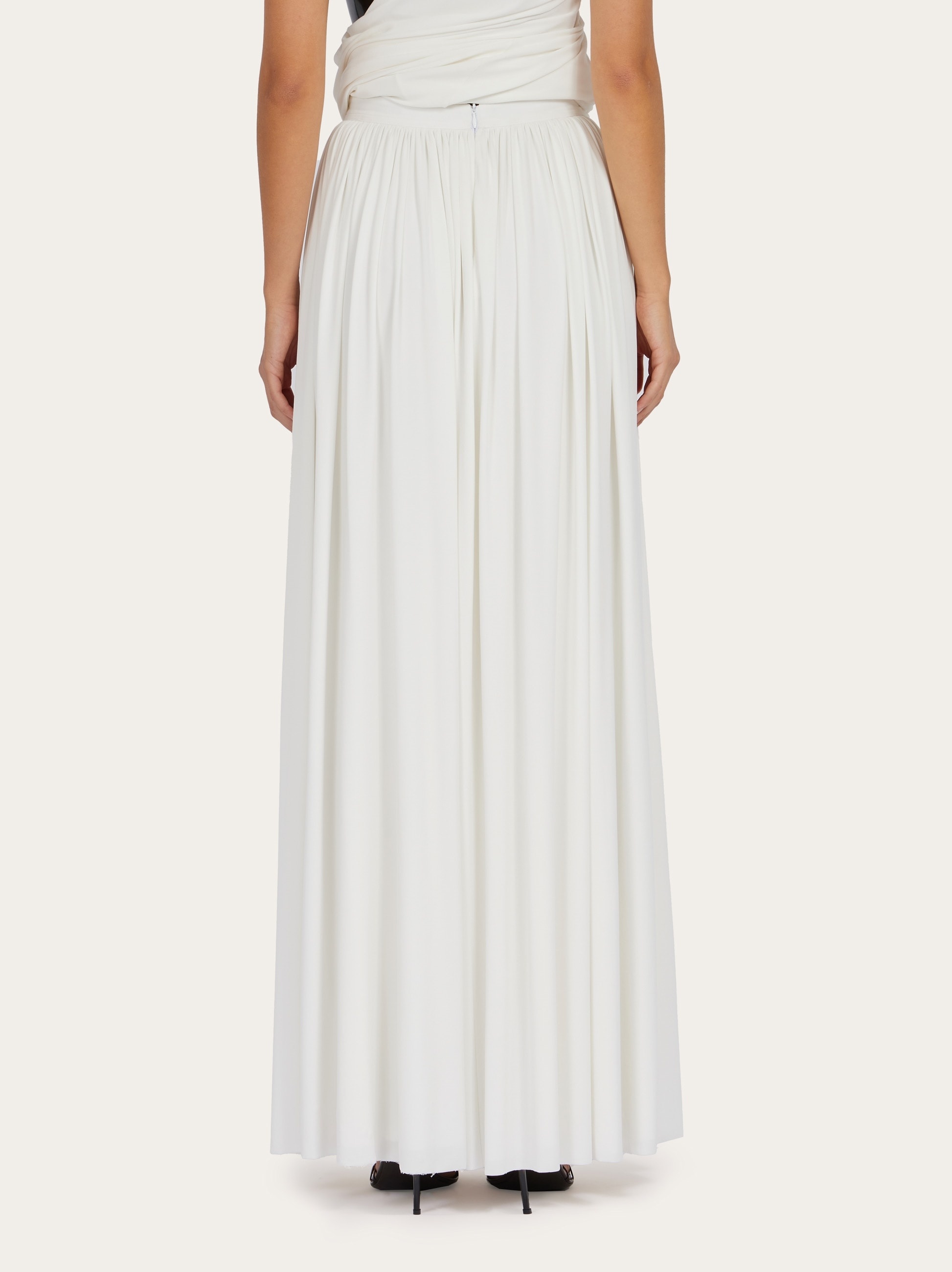 Longline draped skirt - 3