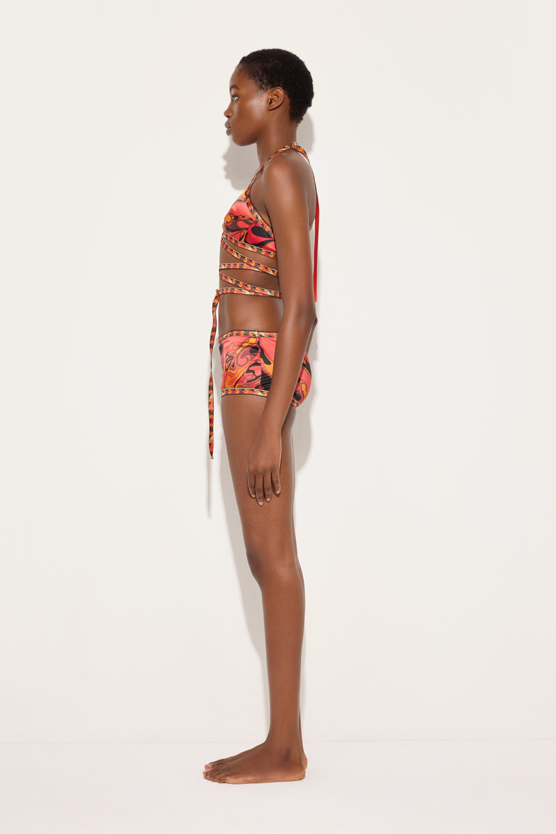 ORCHIDEE PRINT SILK BRA 3