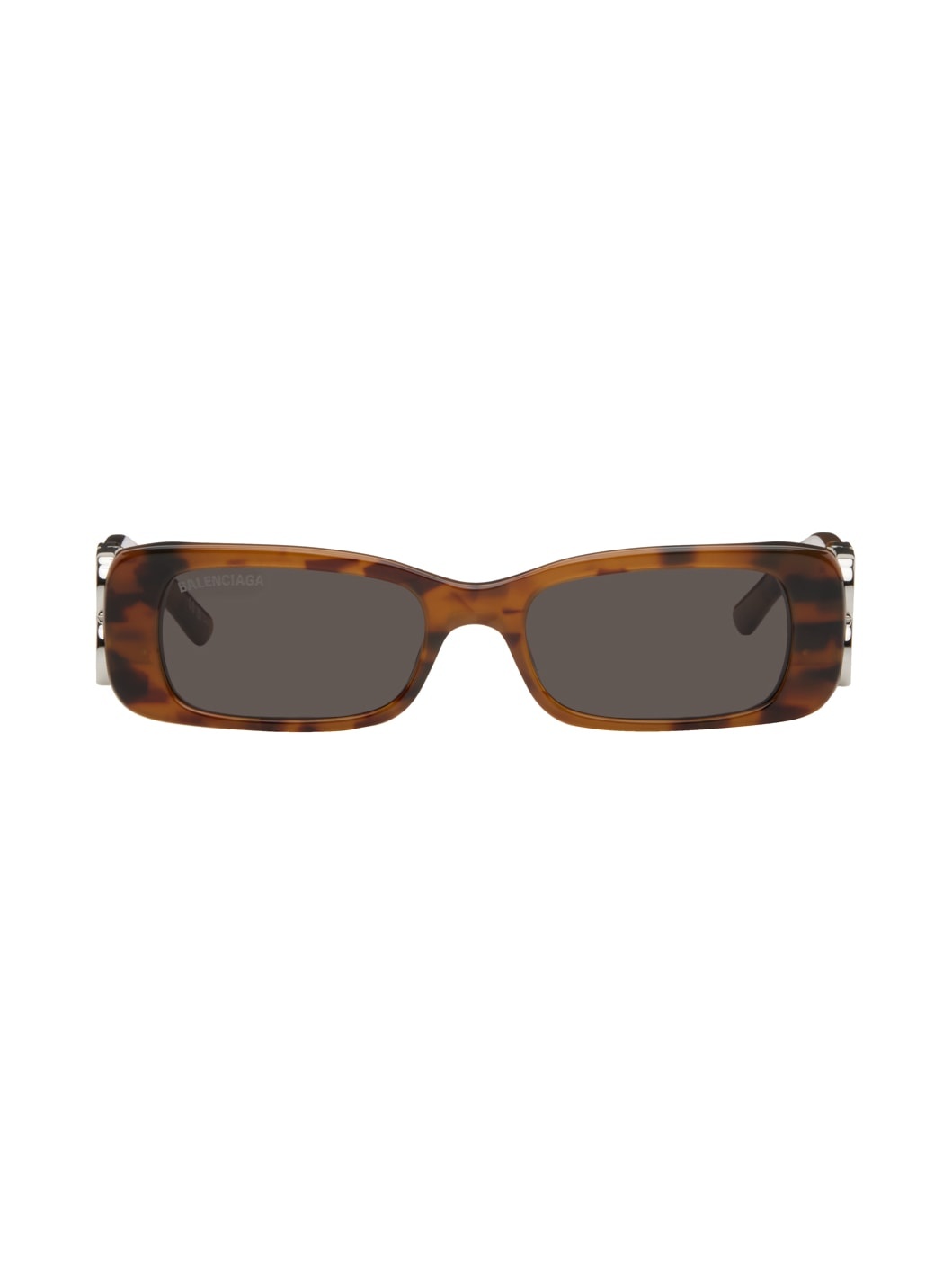 Tortoiseshell Dynasty Rectangle Sunglasses - 1