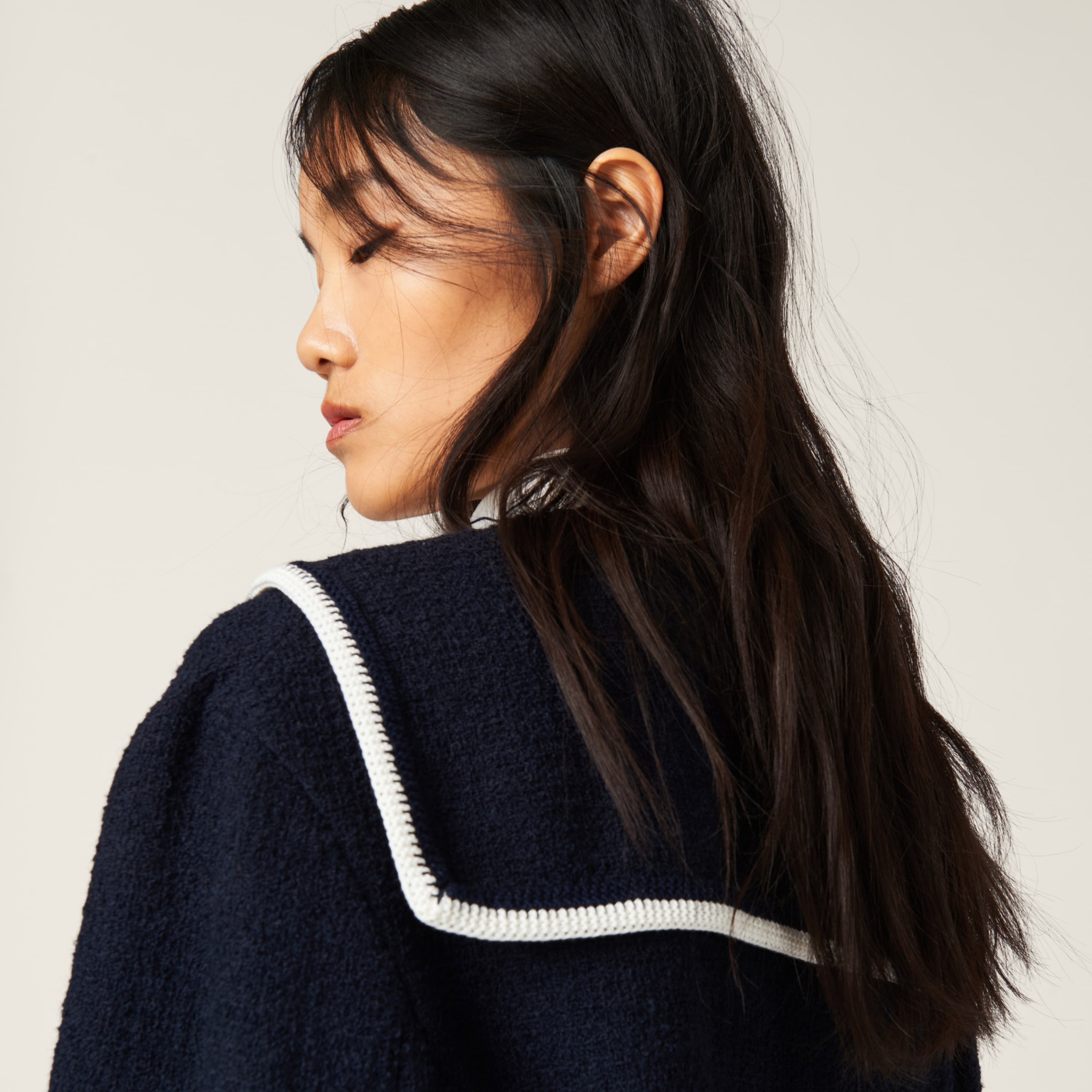 Single-breasted tweed jacket - 6