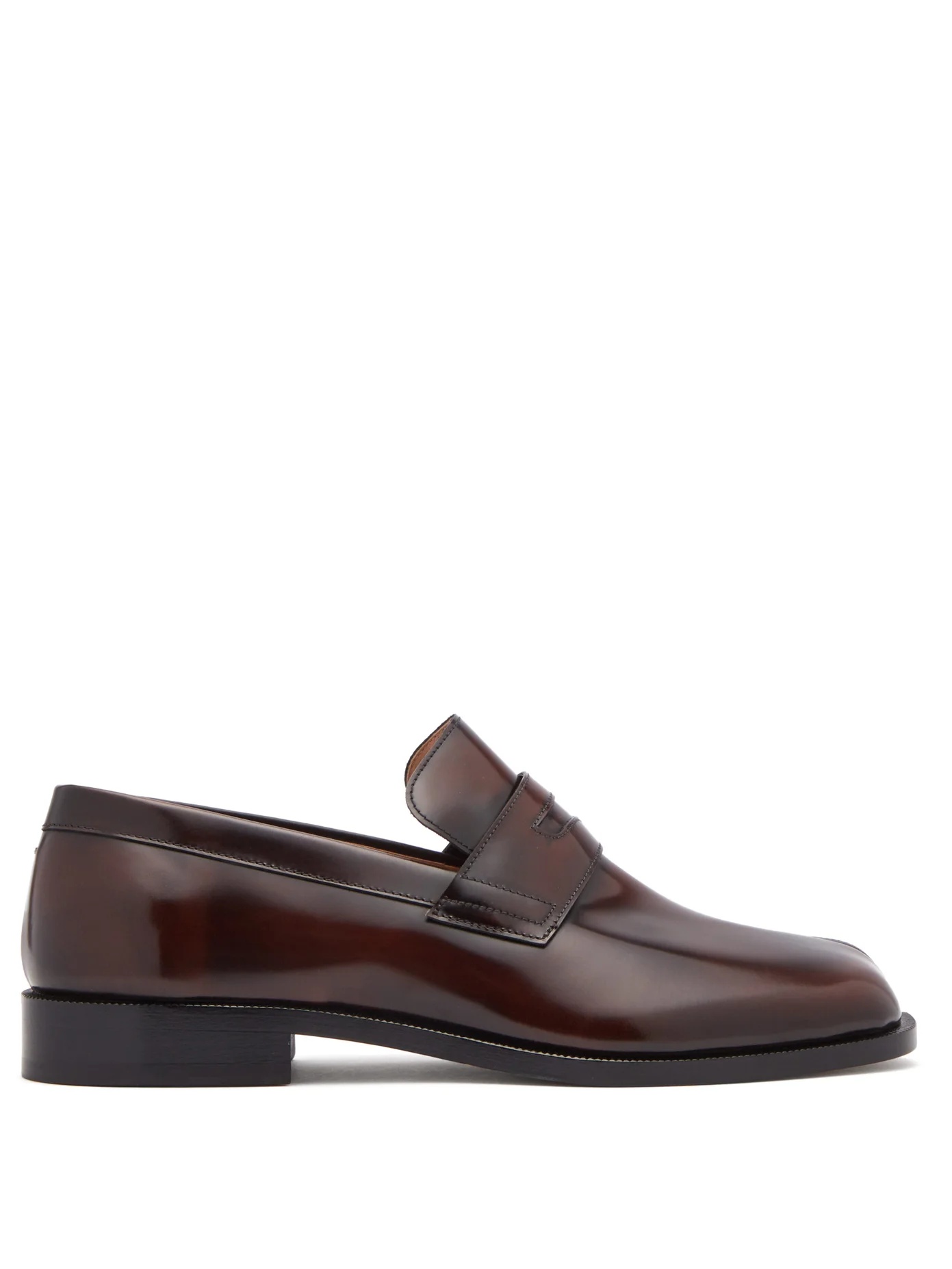 Tabi split-toe leather loafers - 1