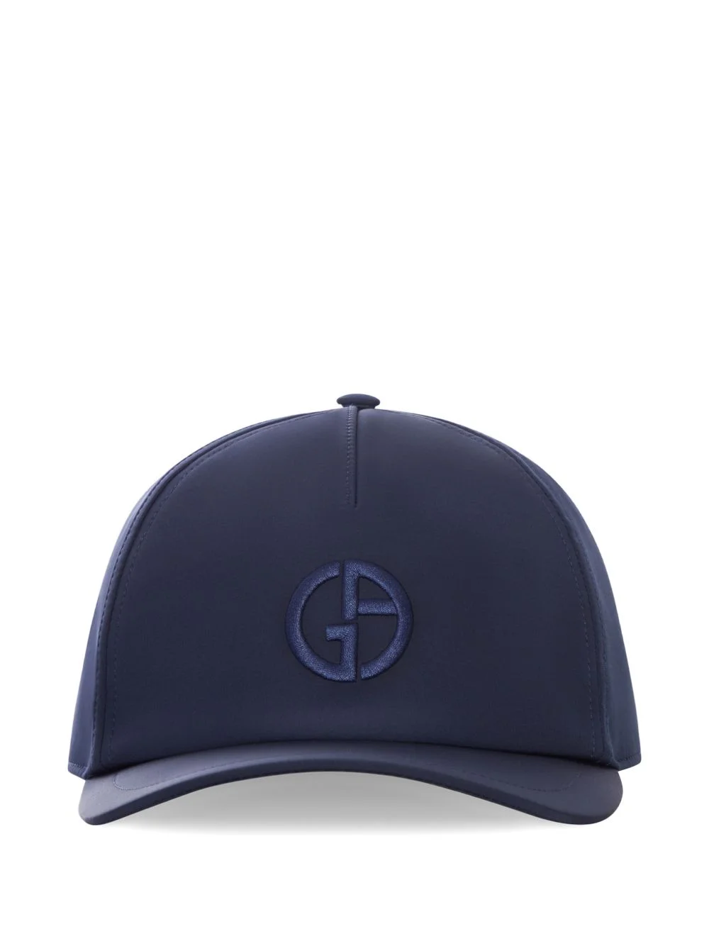 embroidered-logo baseball cap - 1