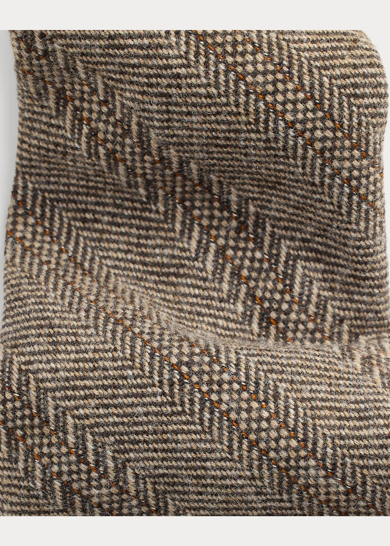 Handmade Wool Herringbone Tie 3