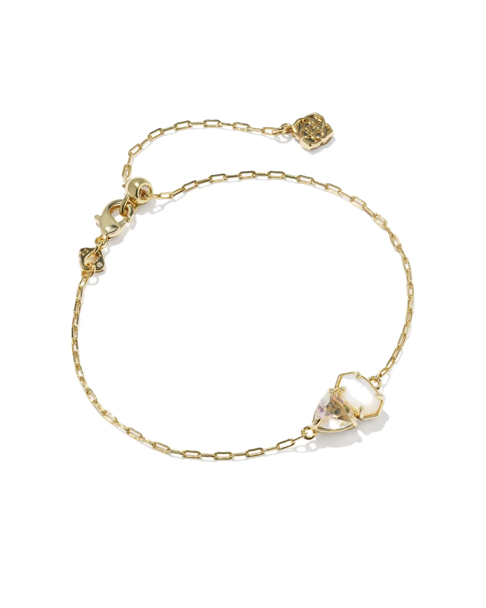 Tatum June Gold Delicate Chain Bracelet - 1