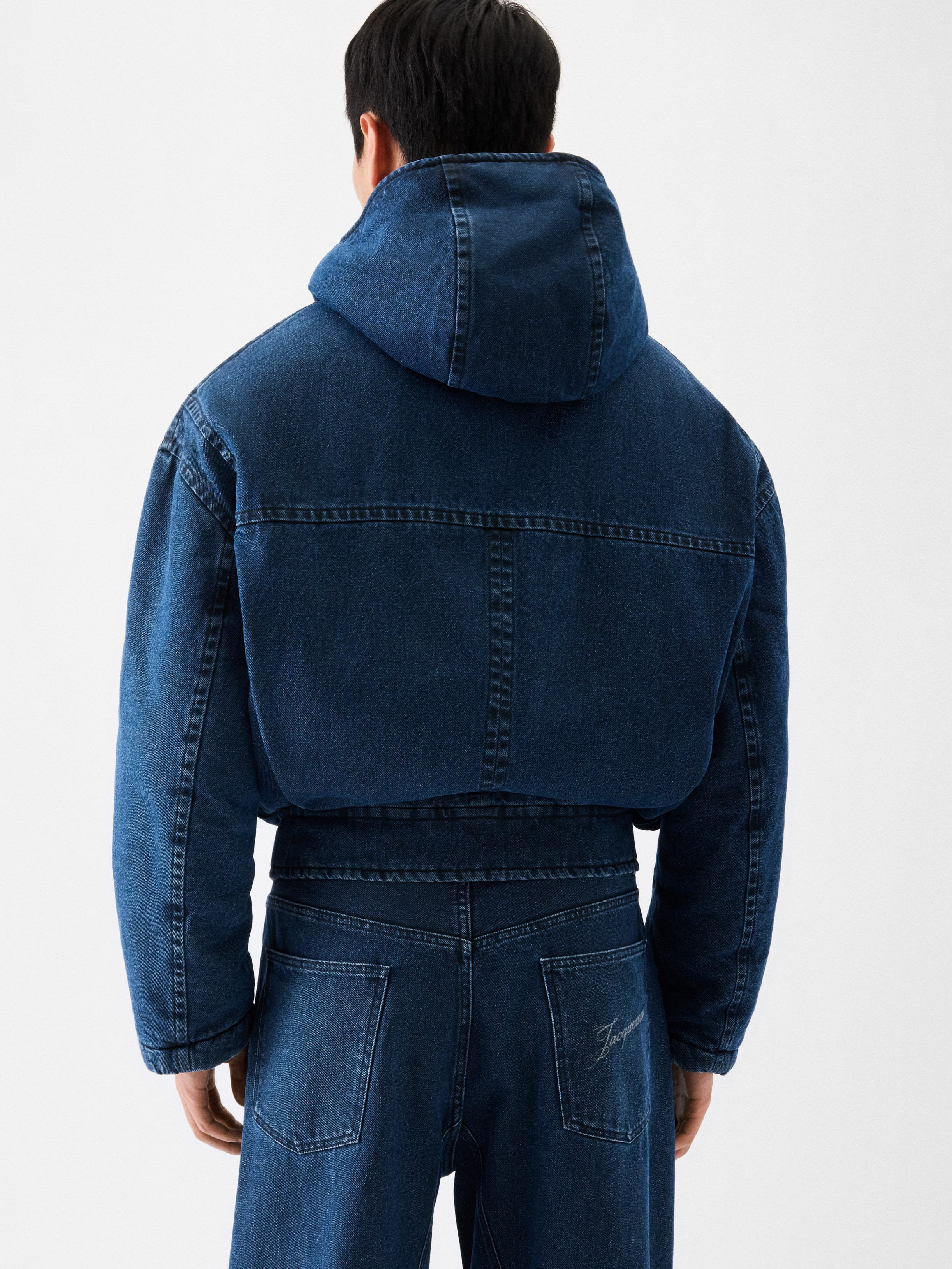 The de-Nîmes denim duffle coat - 4