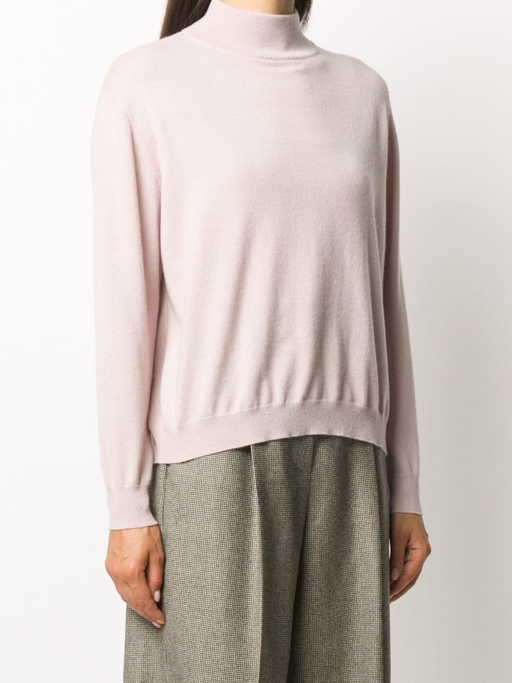 high-neck cashmere jumper - 3