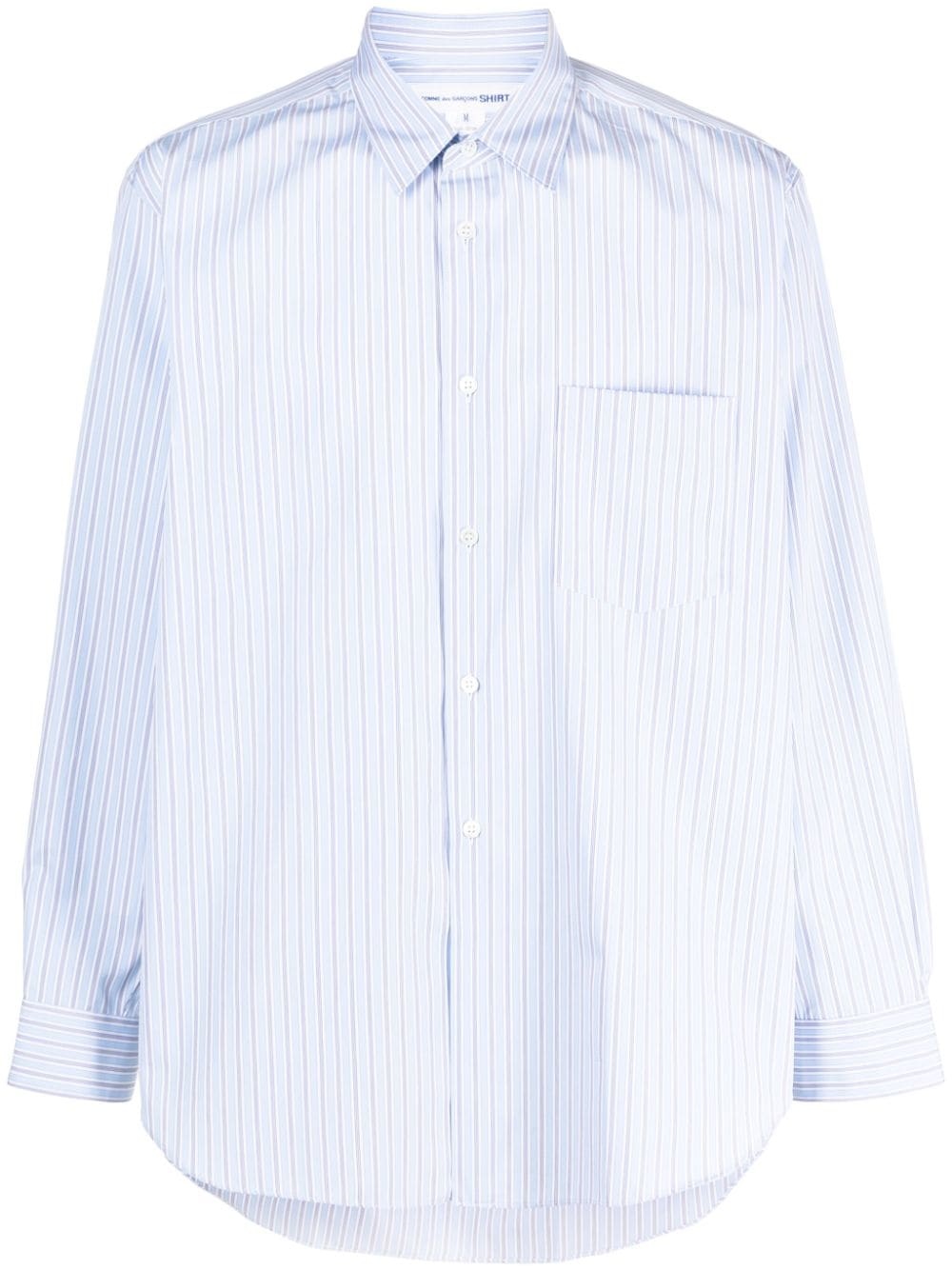 stripped cotton shirt - 1