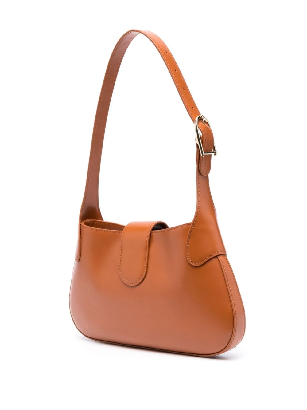 engraved-logo leather tote bag - 3