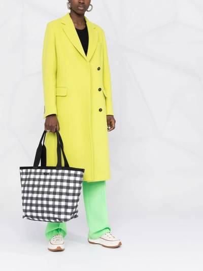 MSGM gingham-check tote bag outlook