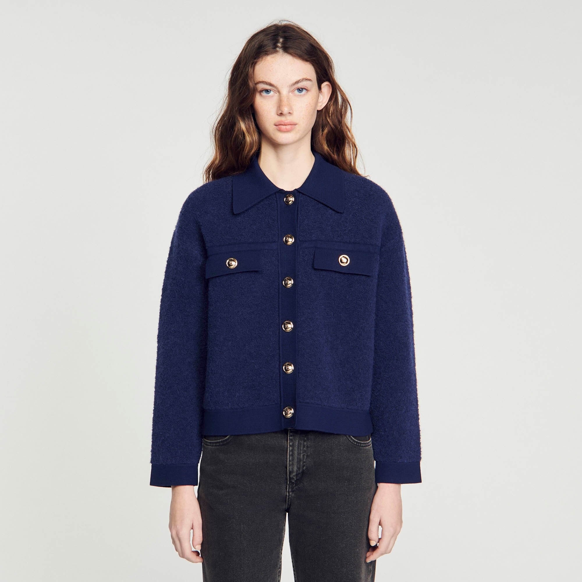 TERRY KNIT CARDICOAT - 5
