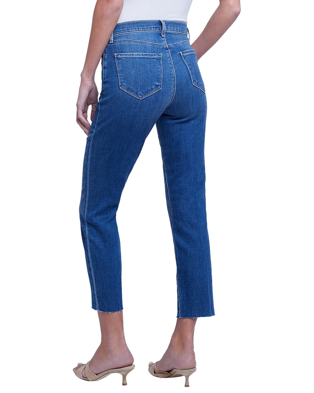 L'AGENCE Sada High Rise Crop Slim Jean - 2