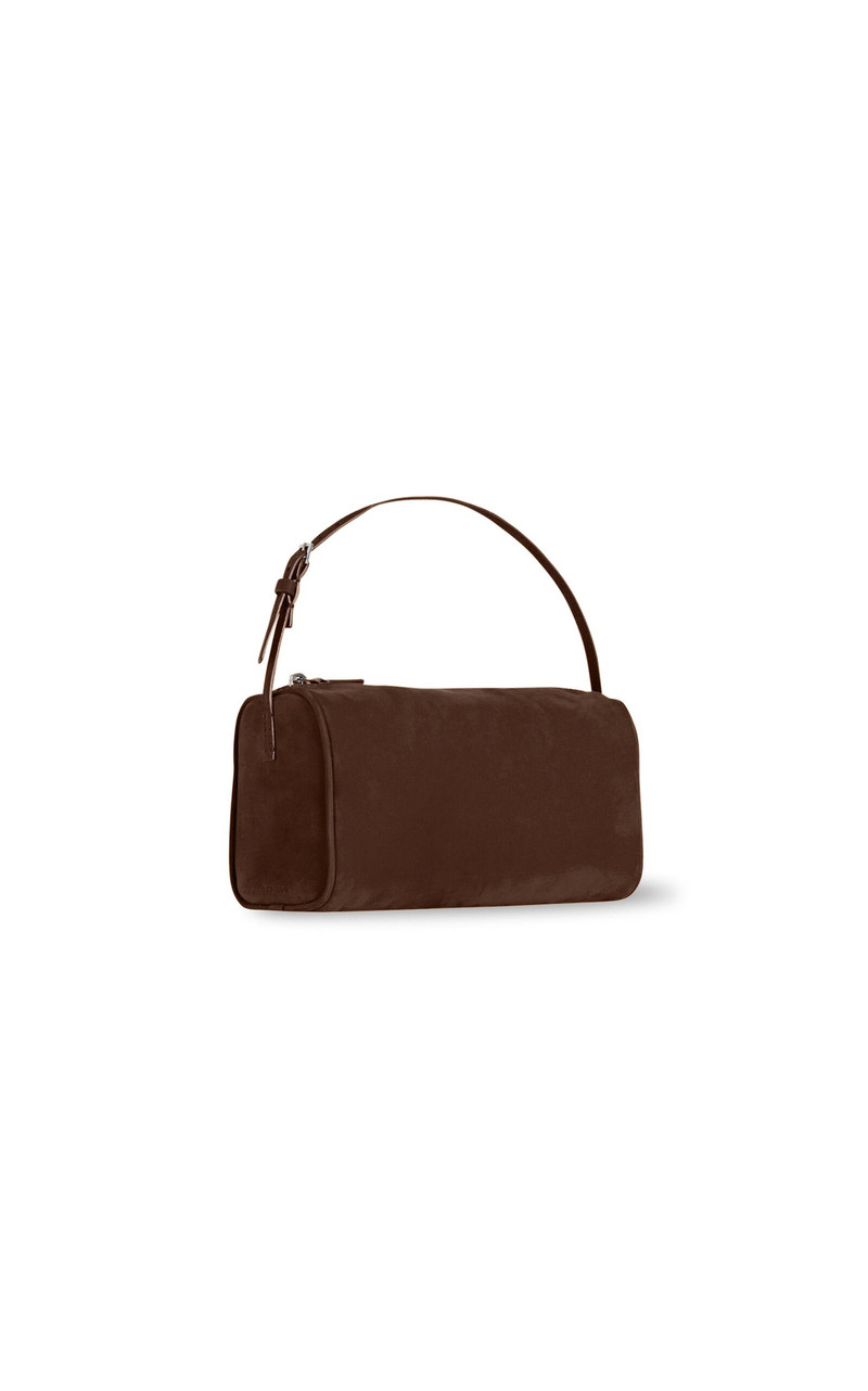 The Row 90's Suede Bag brown outlook