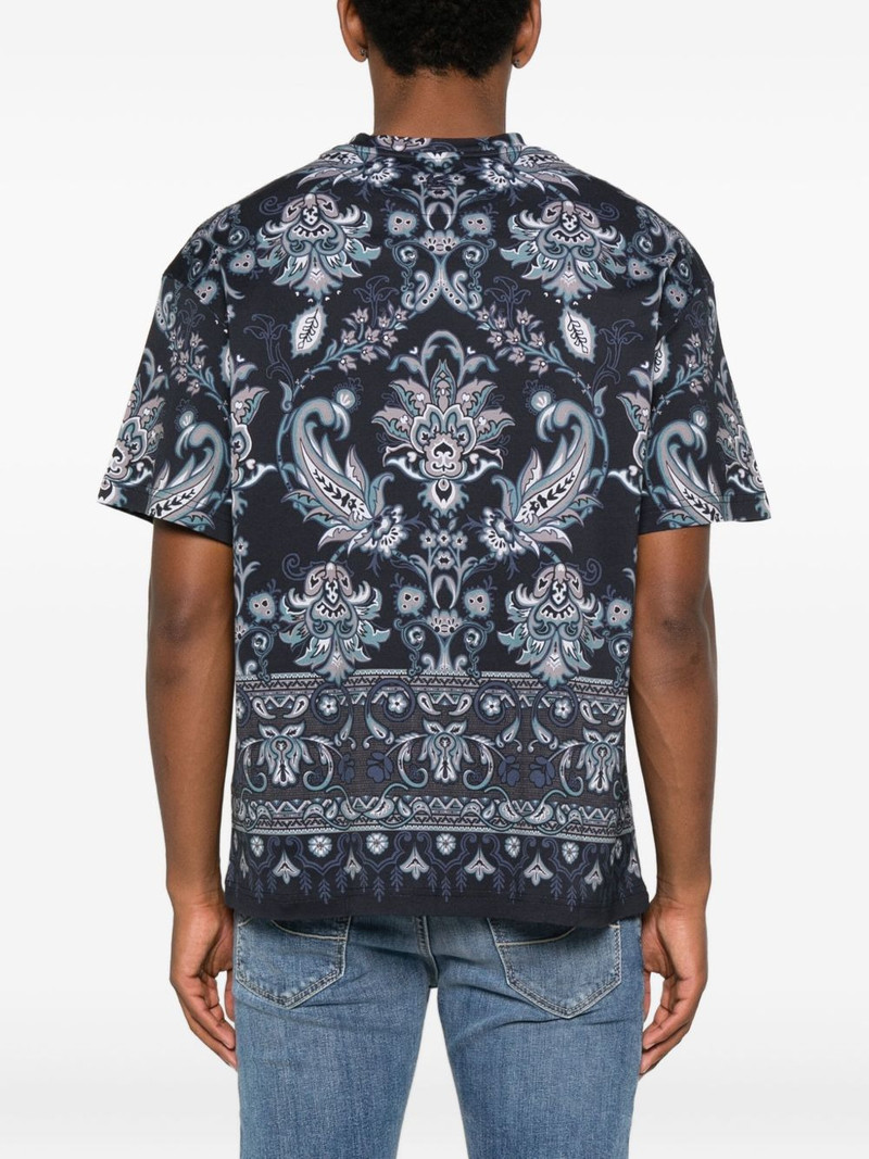 paisley-print cotton T-shirt 3