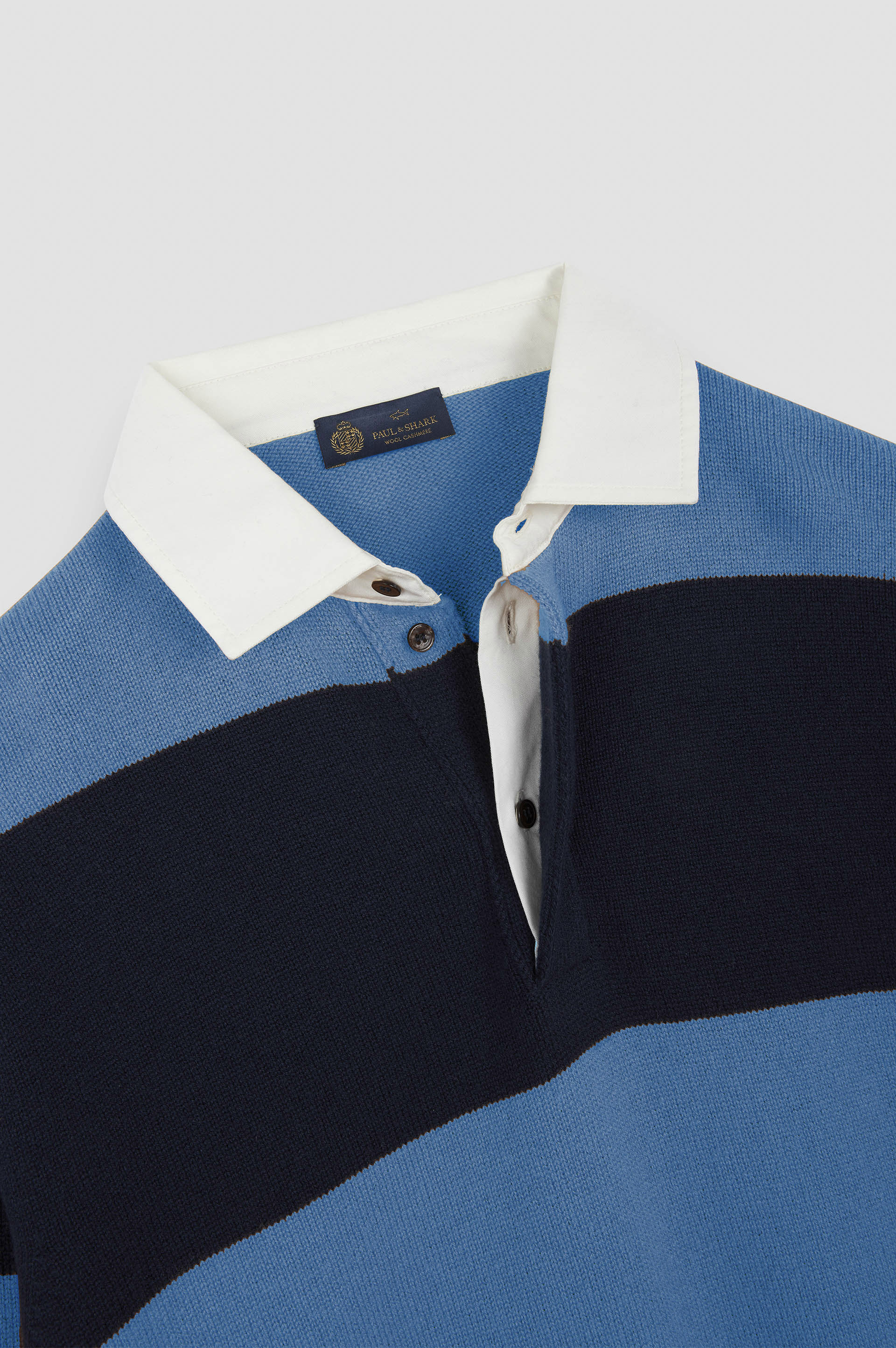 RUGBY WOOL CASHMERE POLO SHIRT - 5