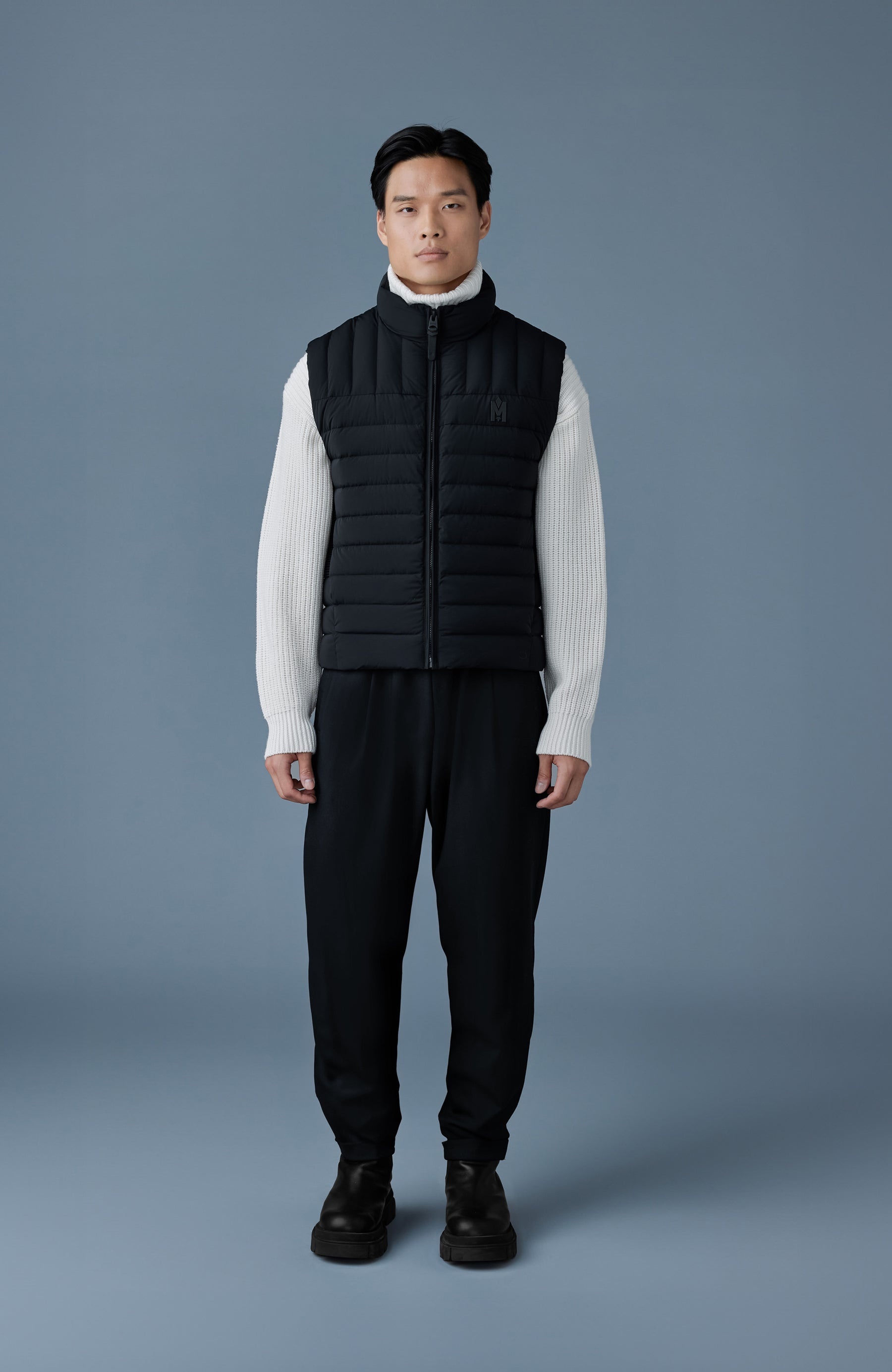 TITUS Perpendicular channel quilt down vest - 2