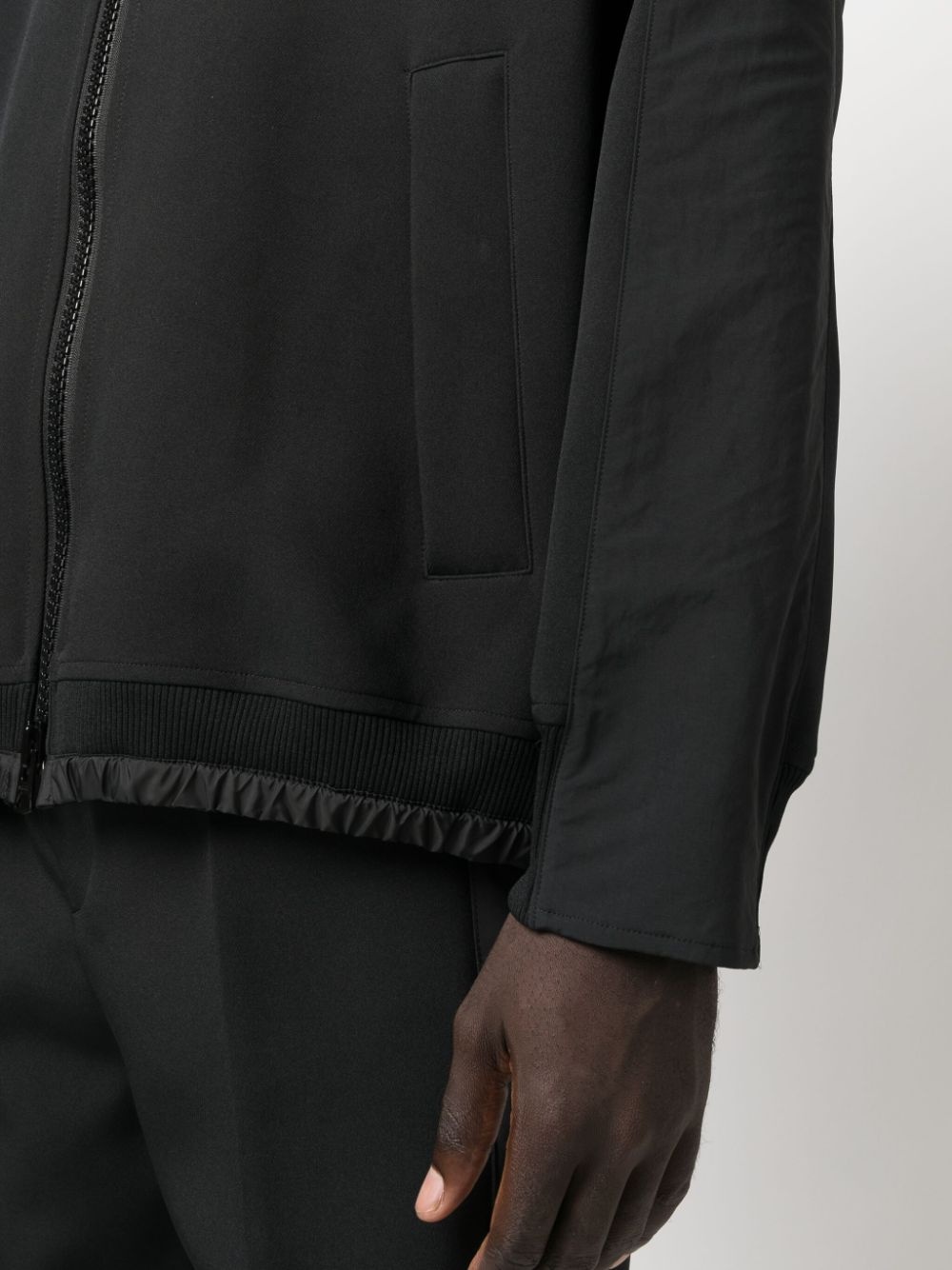 high-neck zip-up jacket - 5