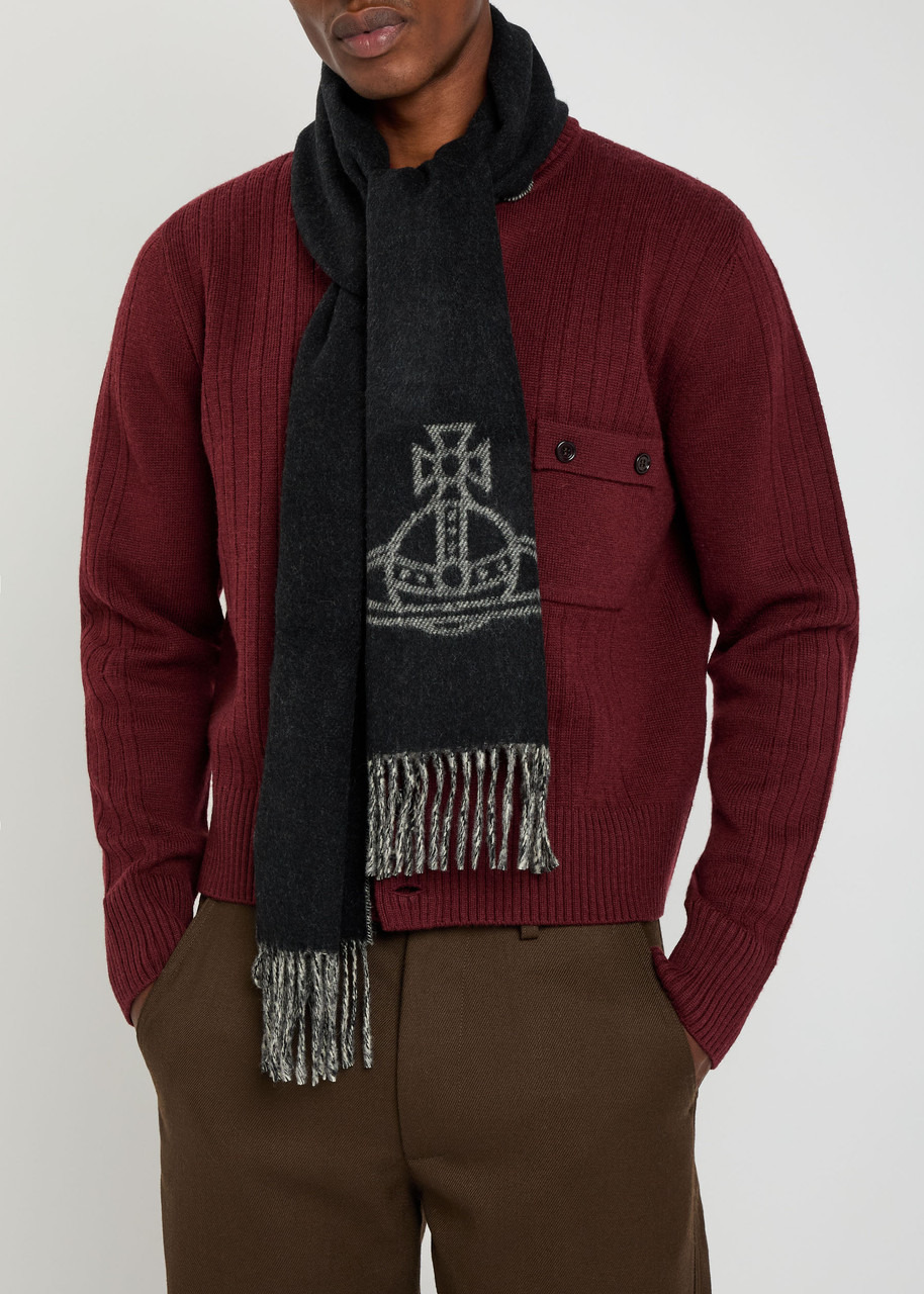 Vivienne Westwood Orb-intarsia Wool Scarf - 2