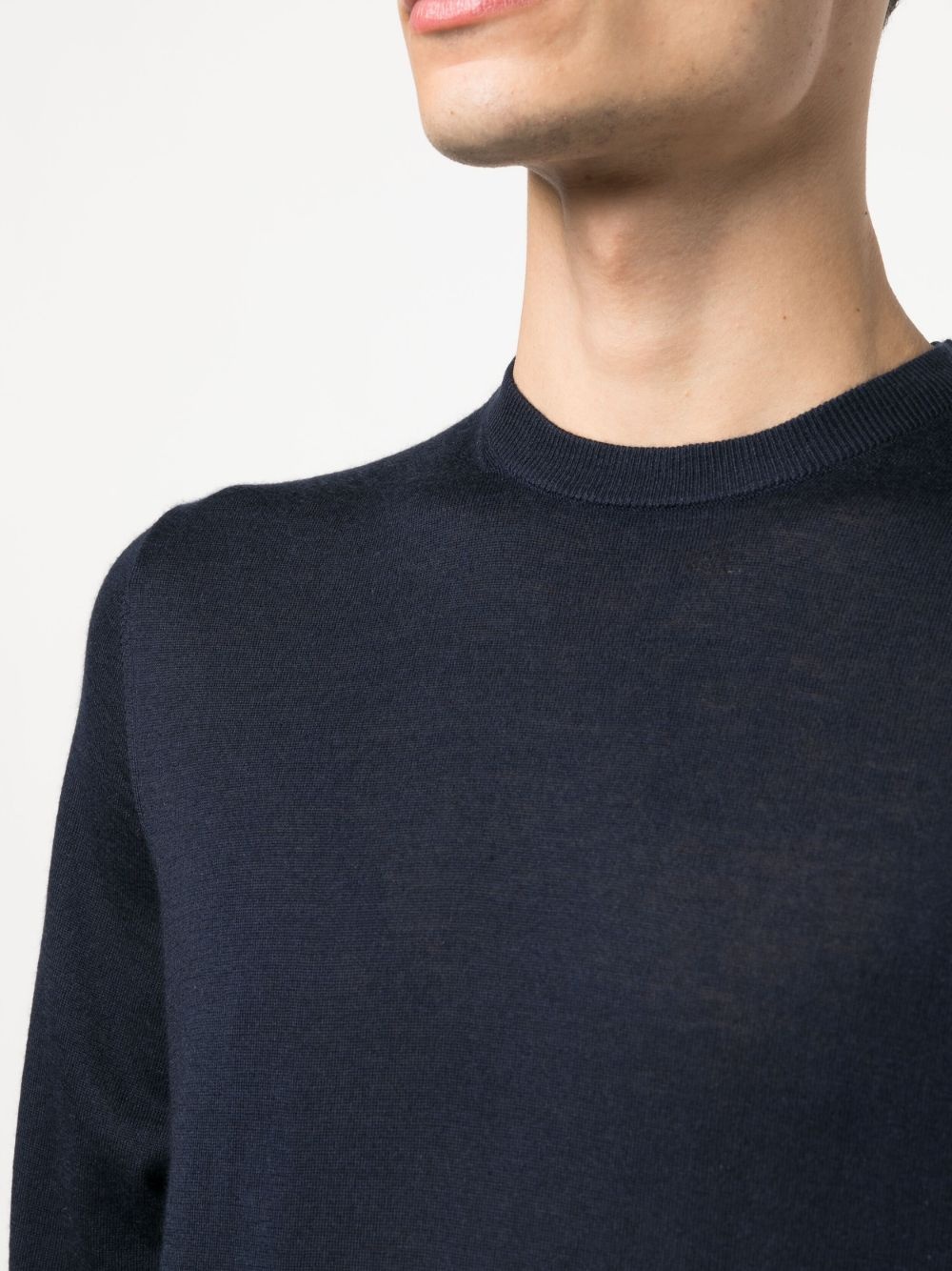fine-knit long-sleeve jumper - 5