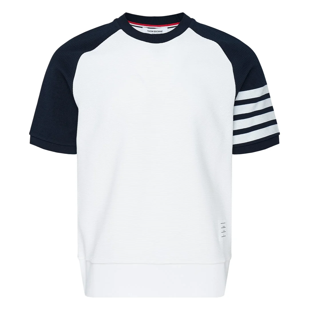 Short Sleeve Saddle Sweatshirt - 1
