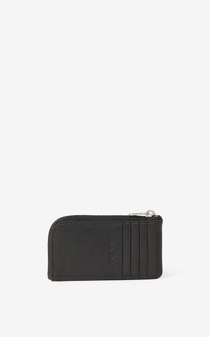 KENZO Tiger Crest leather card holder outlook