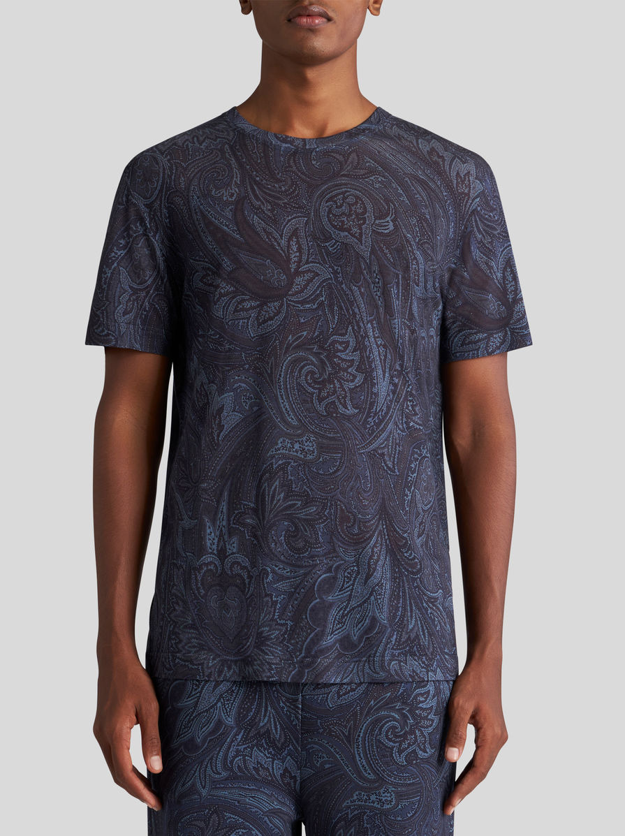 PAISLEY-PRINT T-SHIRT - 2