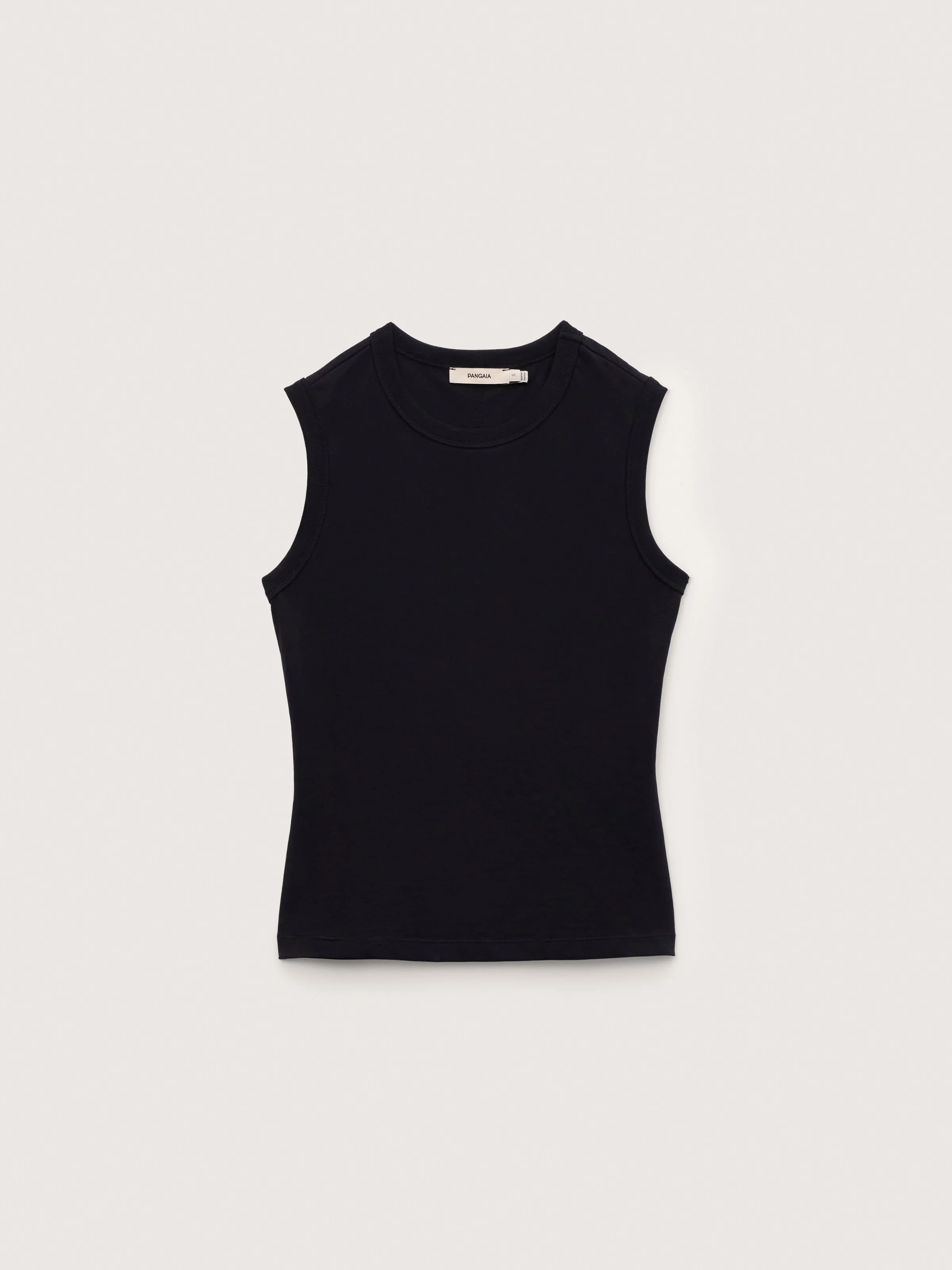 Womens T-Shirt Tank Top - Black - 1