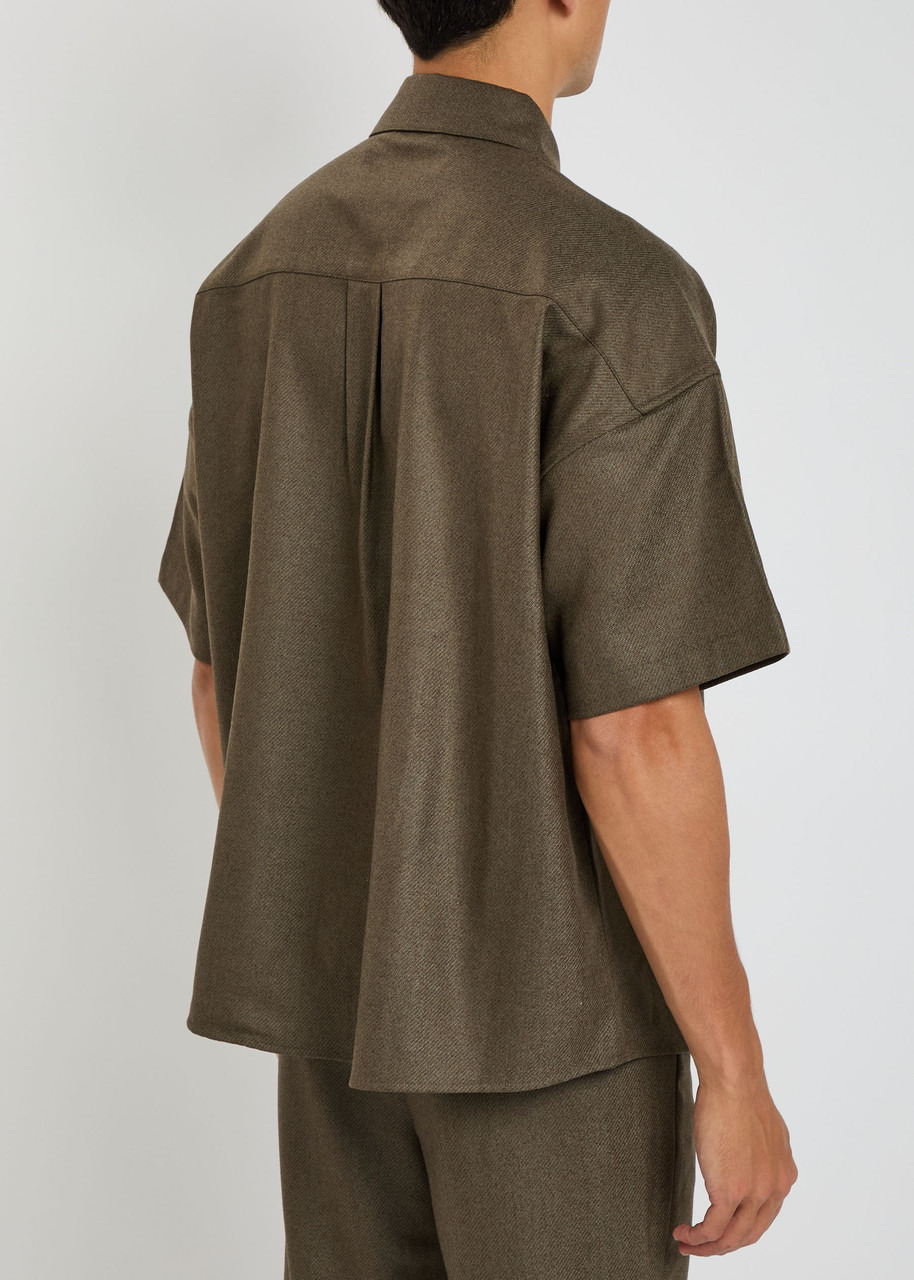 Entire Studios Short Sleeve Wool Shirt - 3