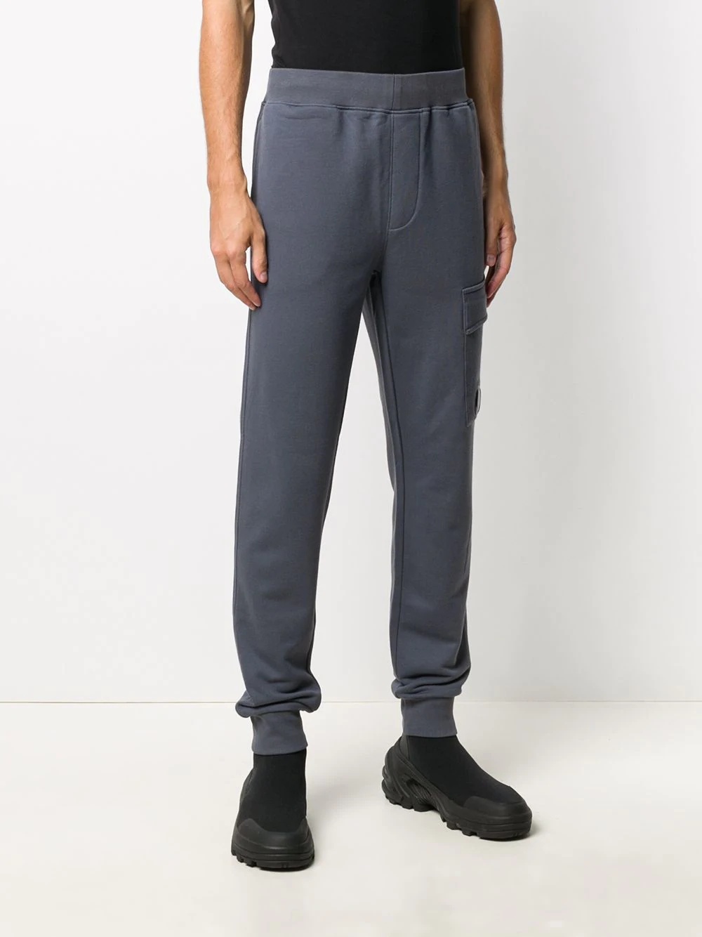 cargo-pocket cotton sweatpants - 3