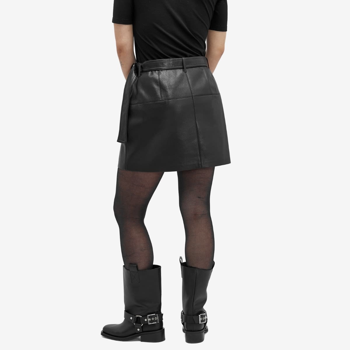 Nanushka Susan Leather Look Mini Skirt - 3