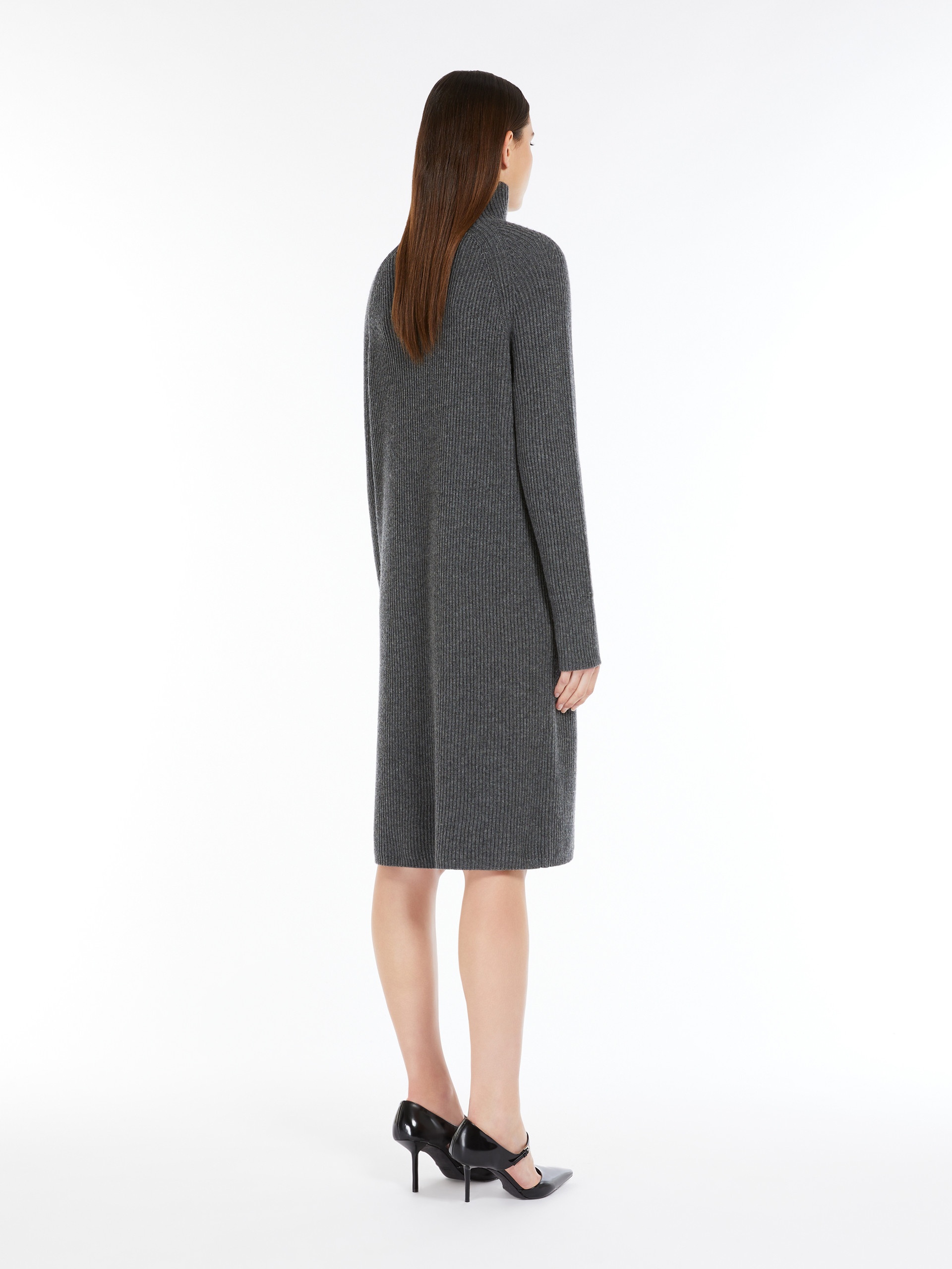 EBRIDI Ribbed cashmere-blend dress - 4