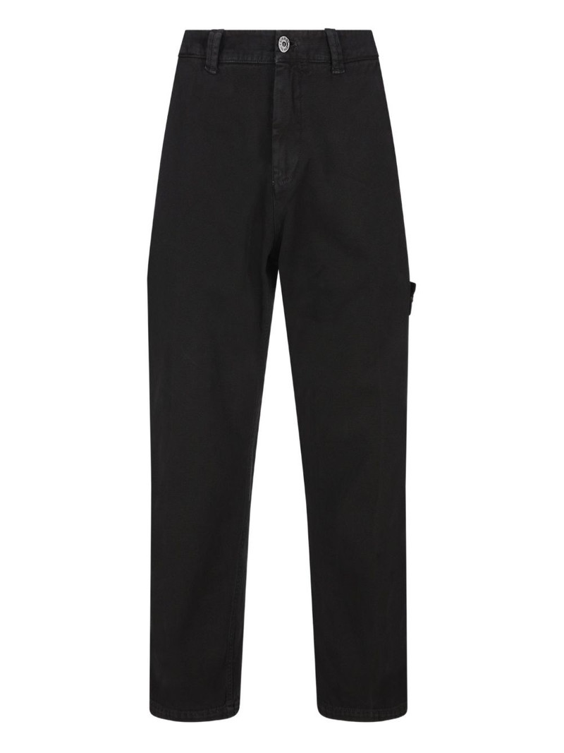 logo-patch trousers 1