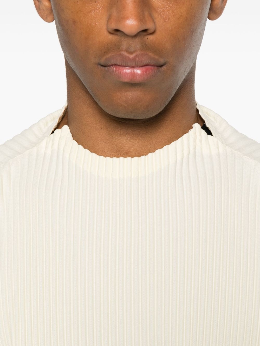 plissé-effect blouse - 5