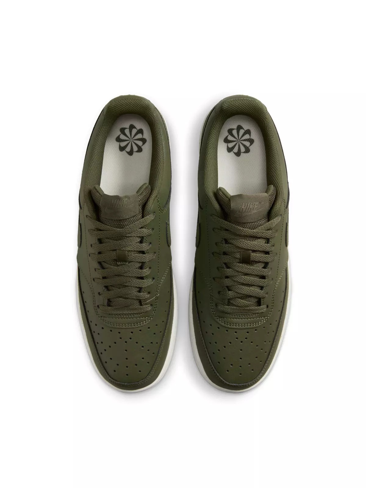 Court Vision Low Next Nature "Cargo Khaki/Sail/Cargo Khaki" Men's Shoe - 4